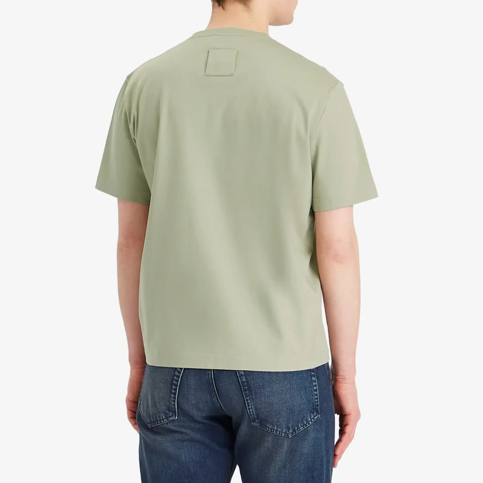 Lanvin Men's Debossed Script Logo T-Shirt Lin