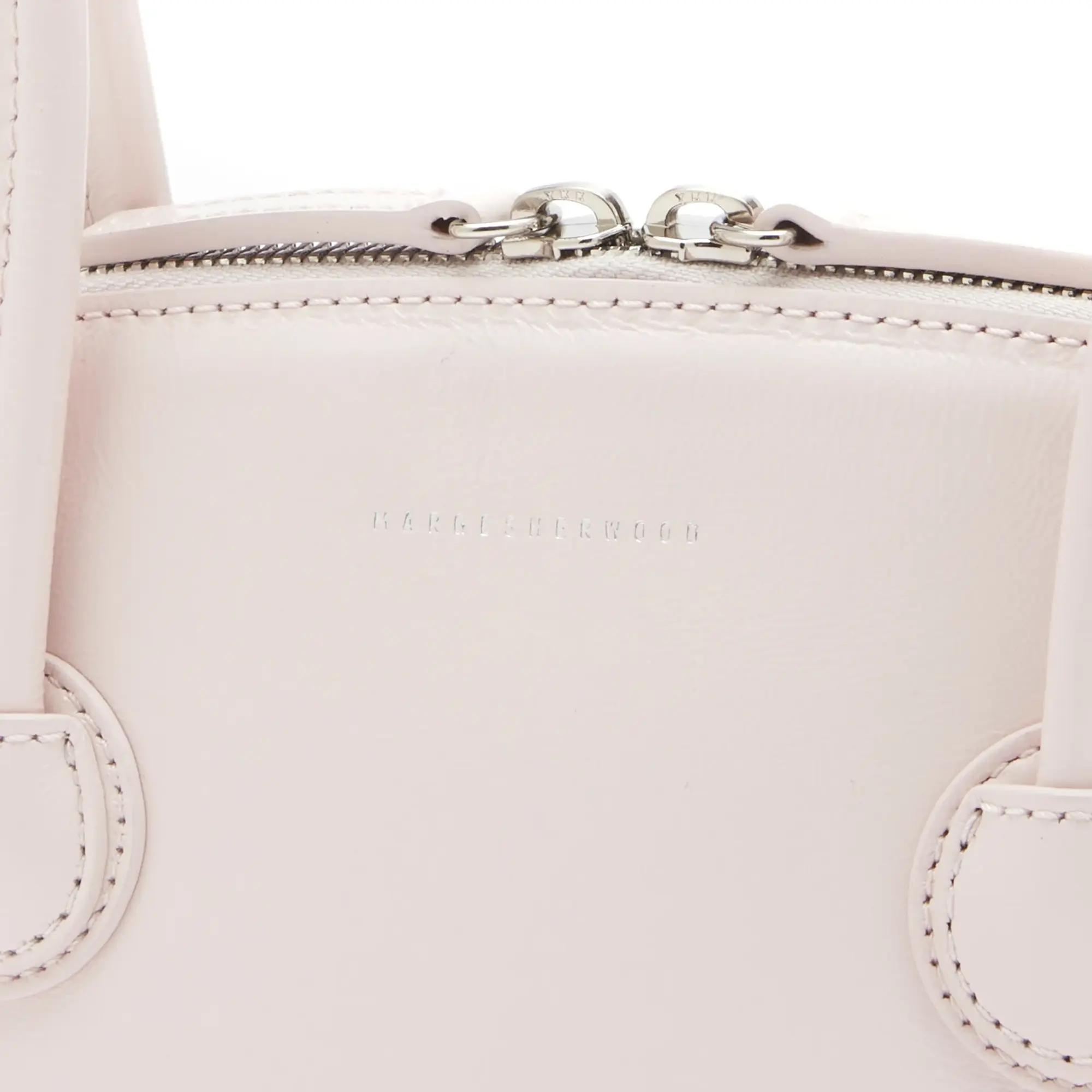 MARGE SHERWOOD Women's Bessette Shoulder Bag Pale Pink Glossy Plain