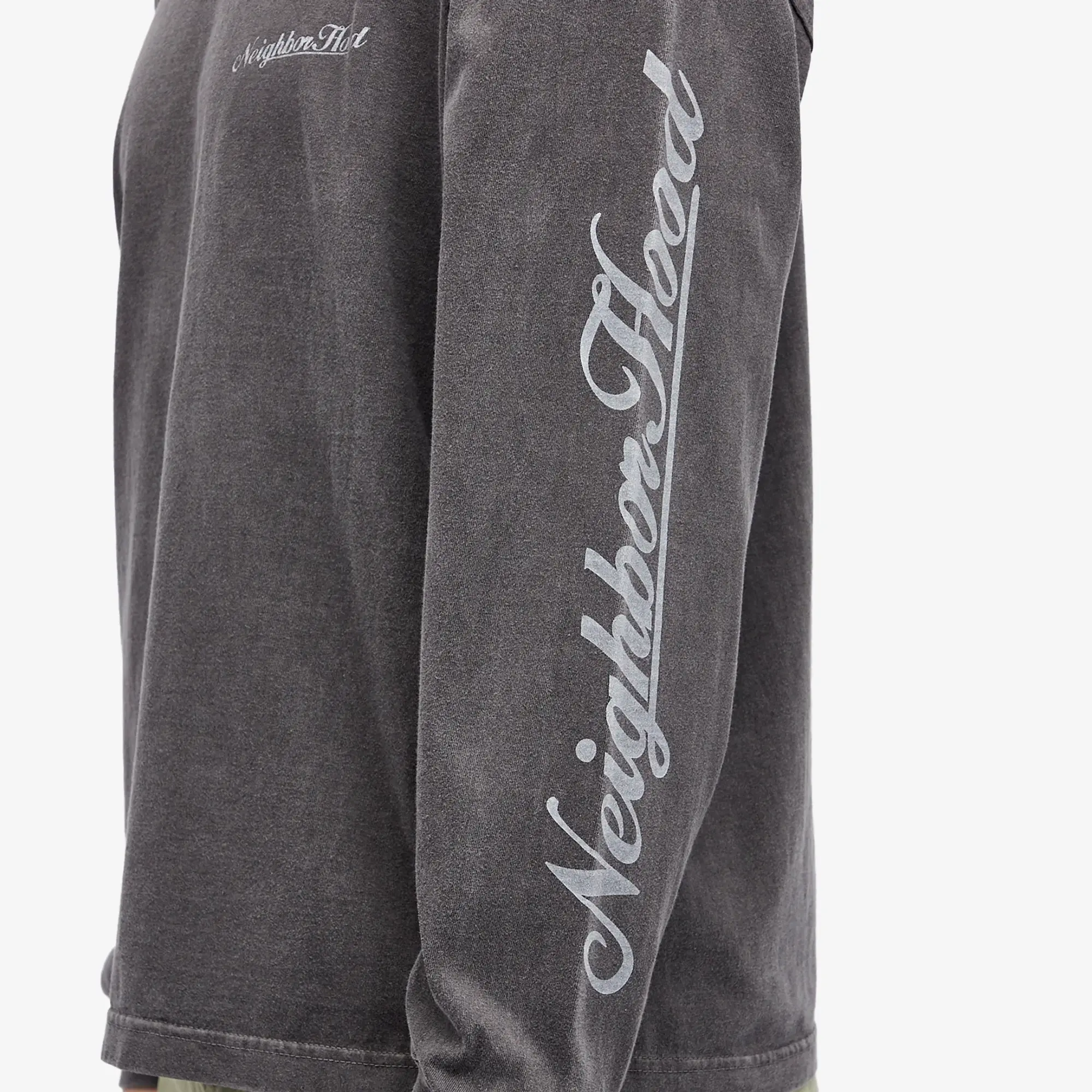 Neighborhood Men's LS-12 Long Sleeve T-Shirt Black