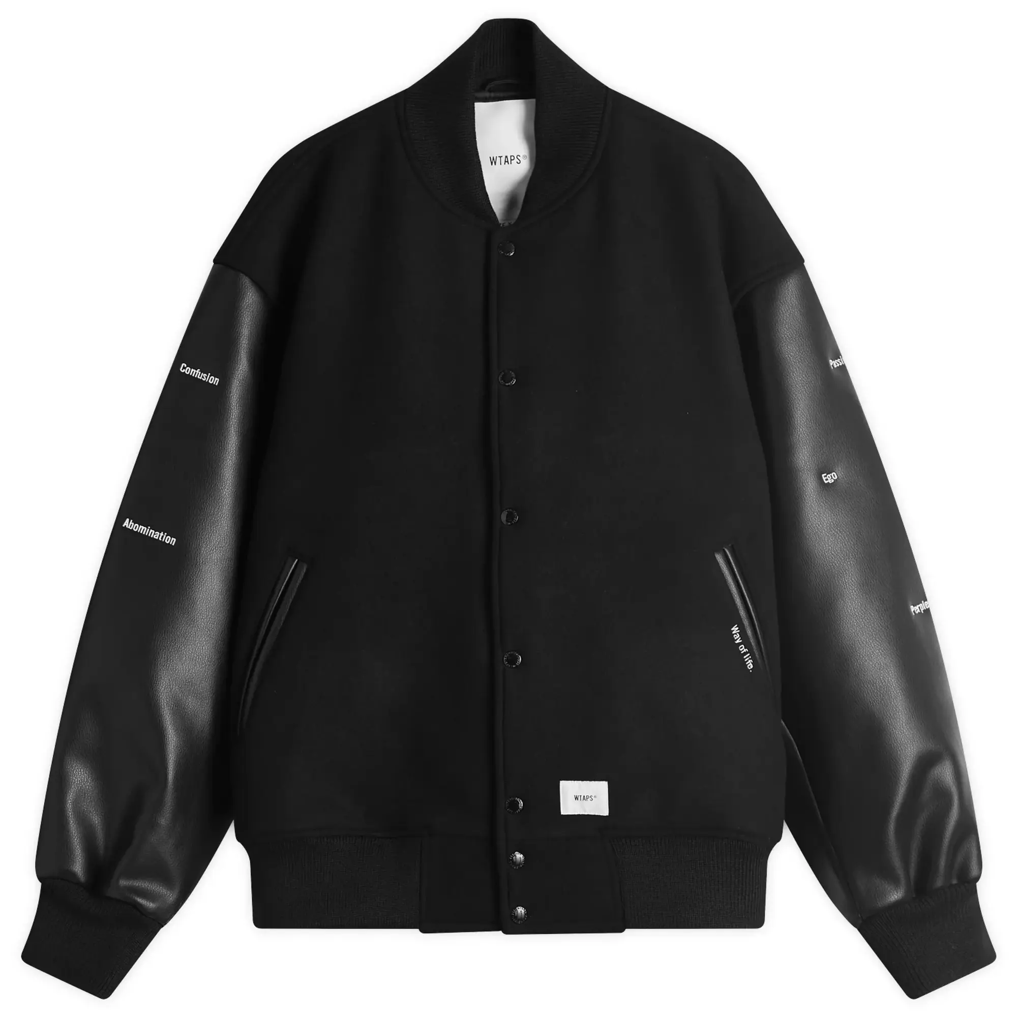 WTAPS Men's 06 Varsity Jacket Black