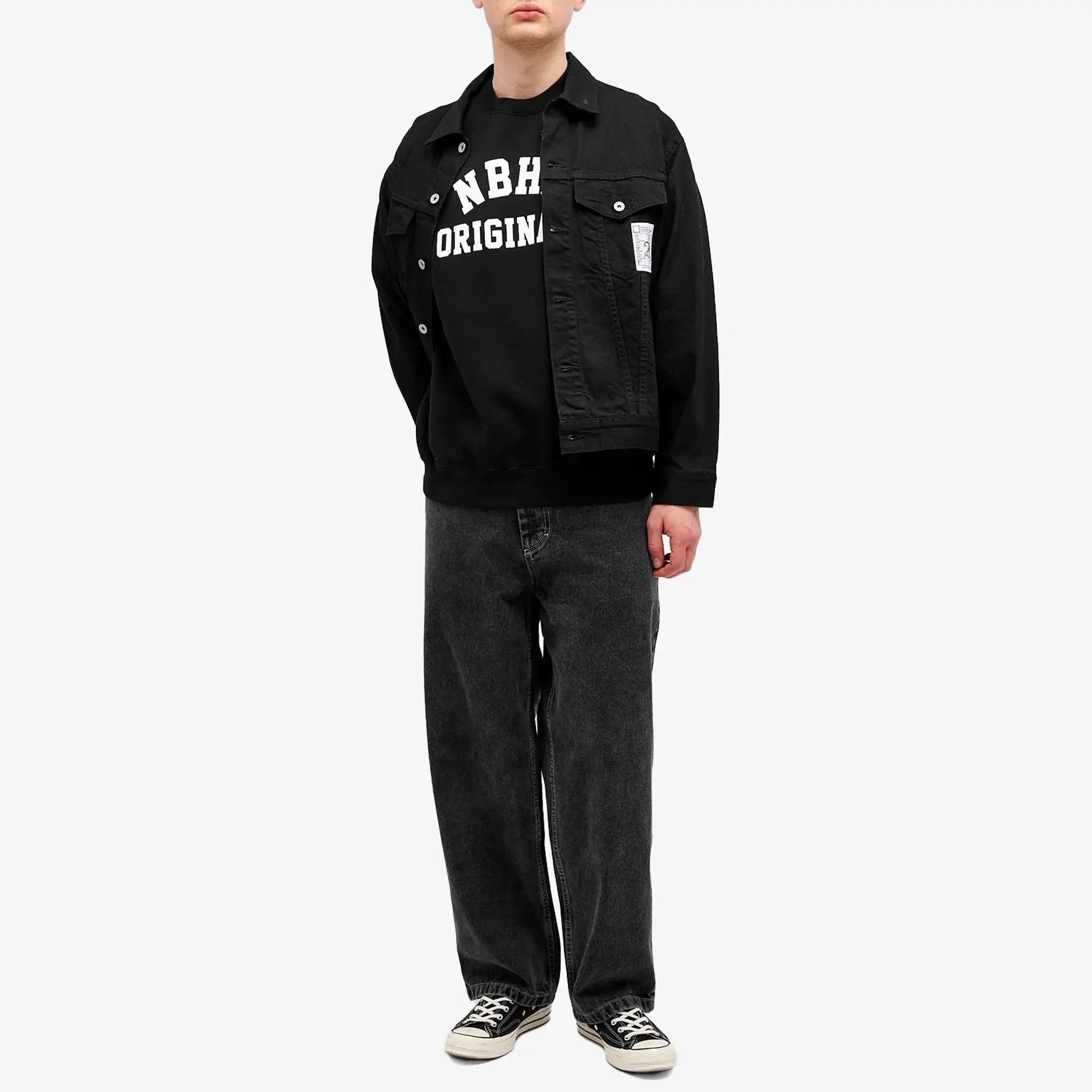 Neighborhood Men's Basic Sweatshirt Black
