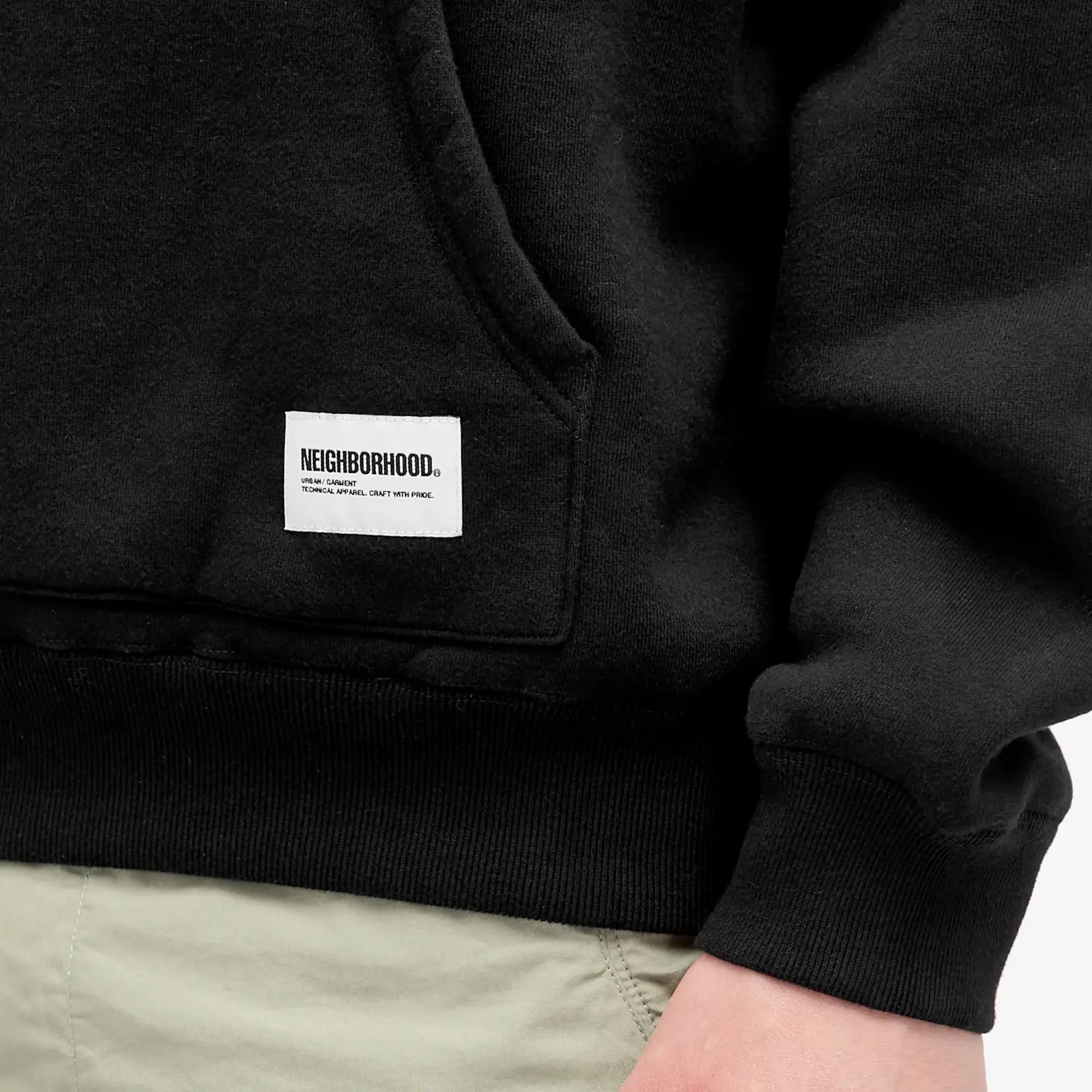 Neighborhood Men's Basic Hoodie Black