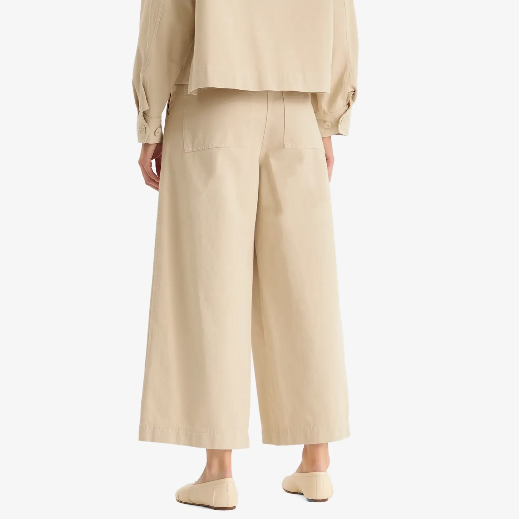 Weekend by Max Mara Women's Disco Wide Leg Trousers Sand