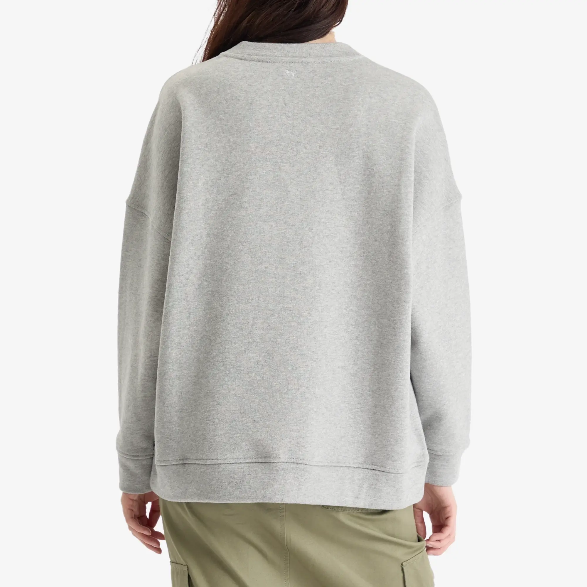 Weekend by Max Mara Women's Lalla Logo Sweat Top Medium Grey