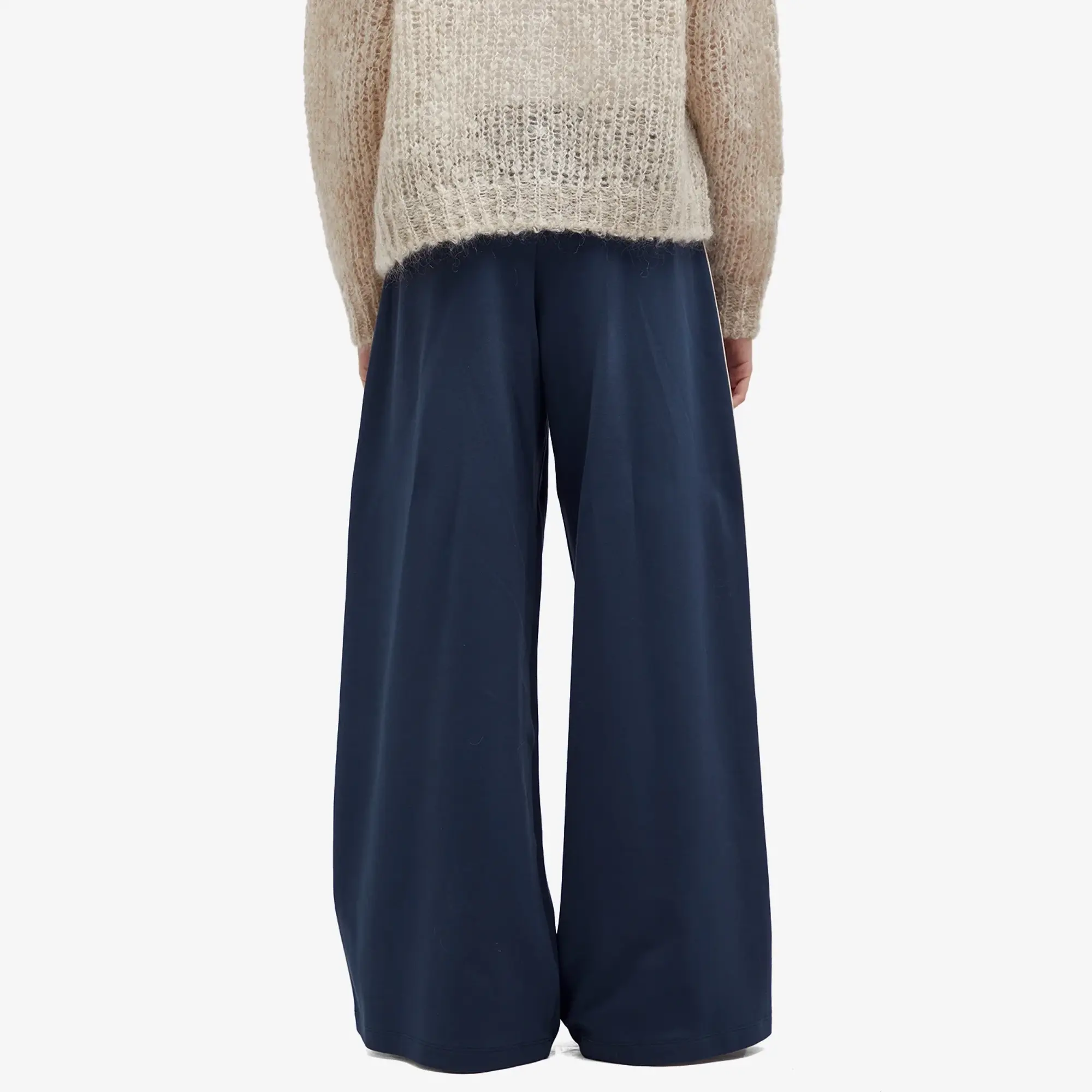 Weekend by Max Mara Women's Marsala Wide Leg Sweatpants Navy