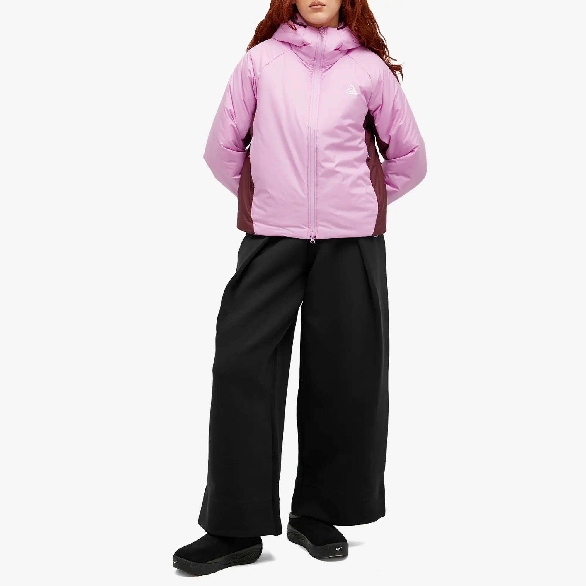 Nike Women's Tech Fleece Pleated Wide Pant Black