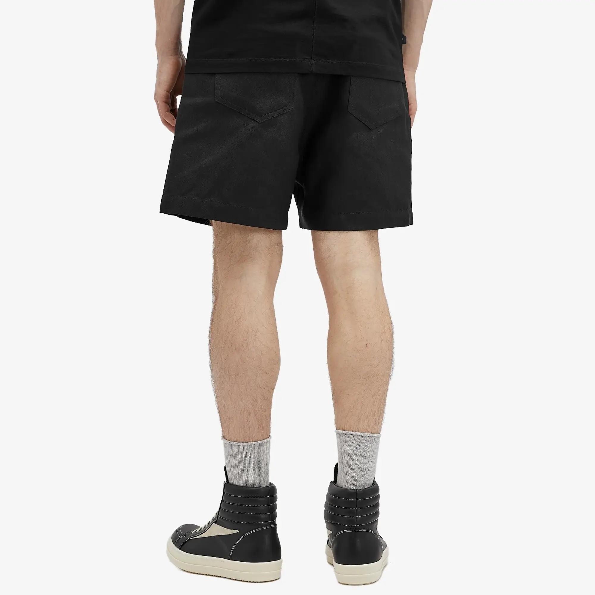 Rick Owens Men's Geth Denim Shorts Black