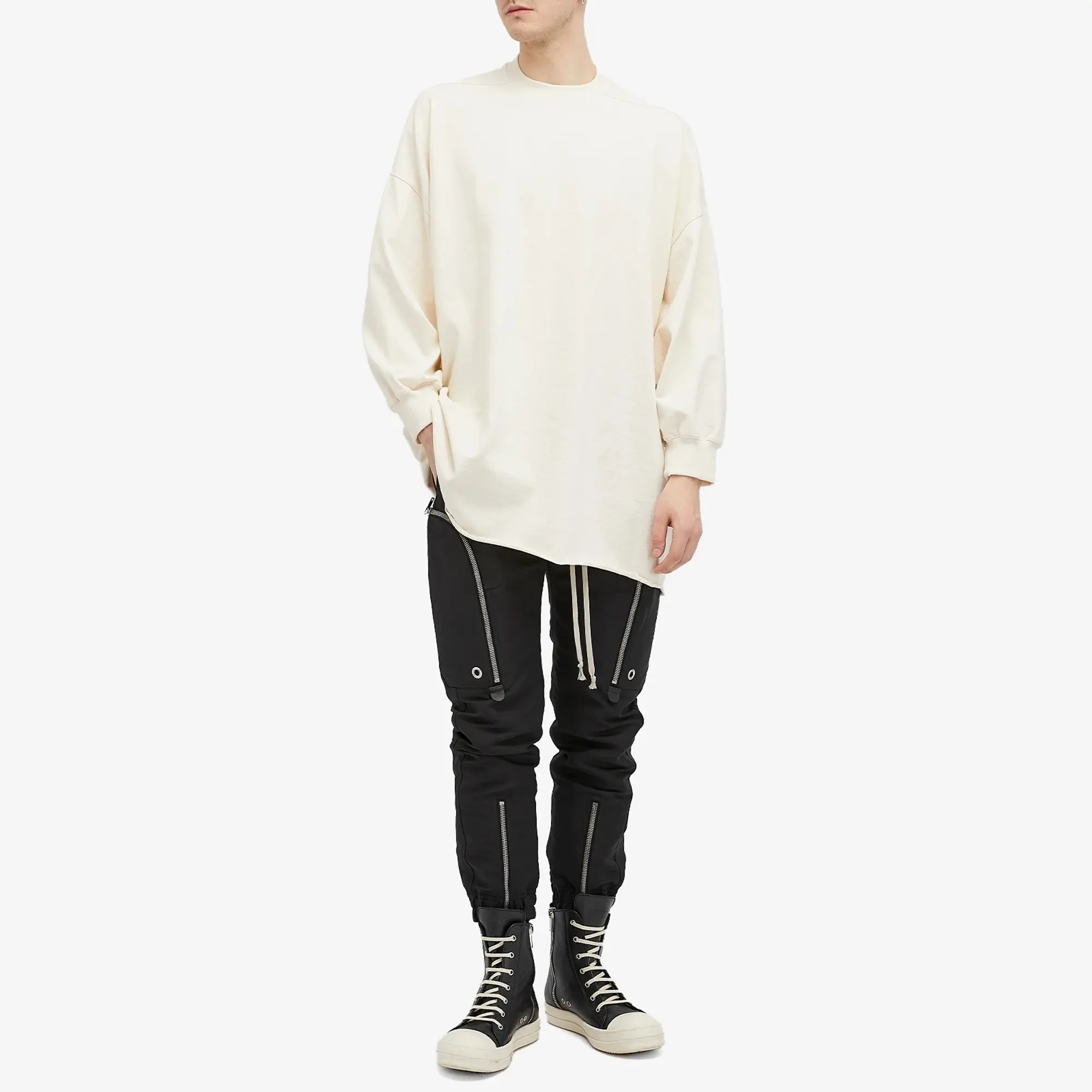 Rick Owens Men's Bauhaus Cargo Trousers Black