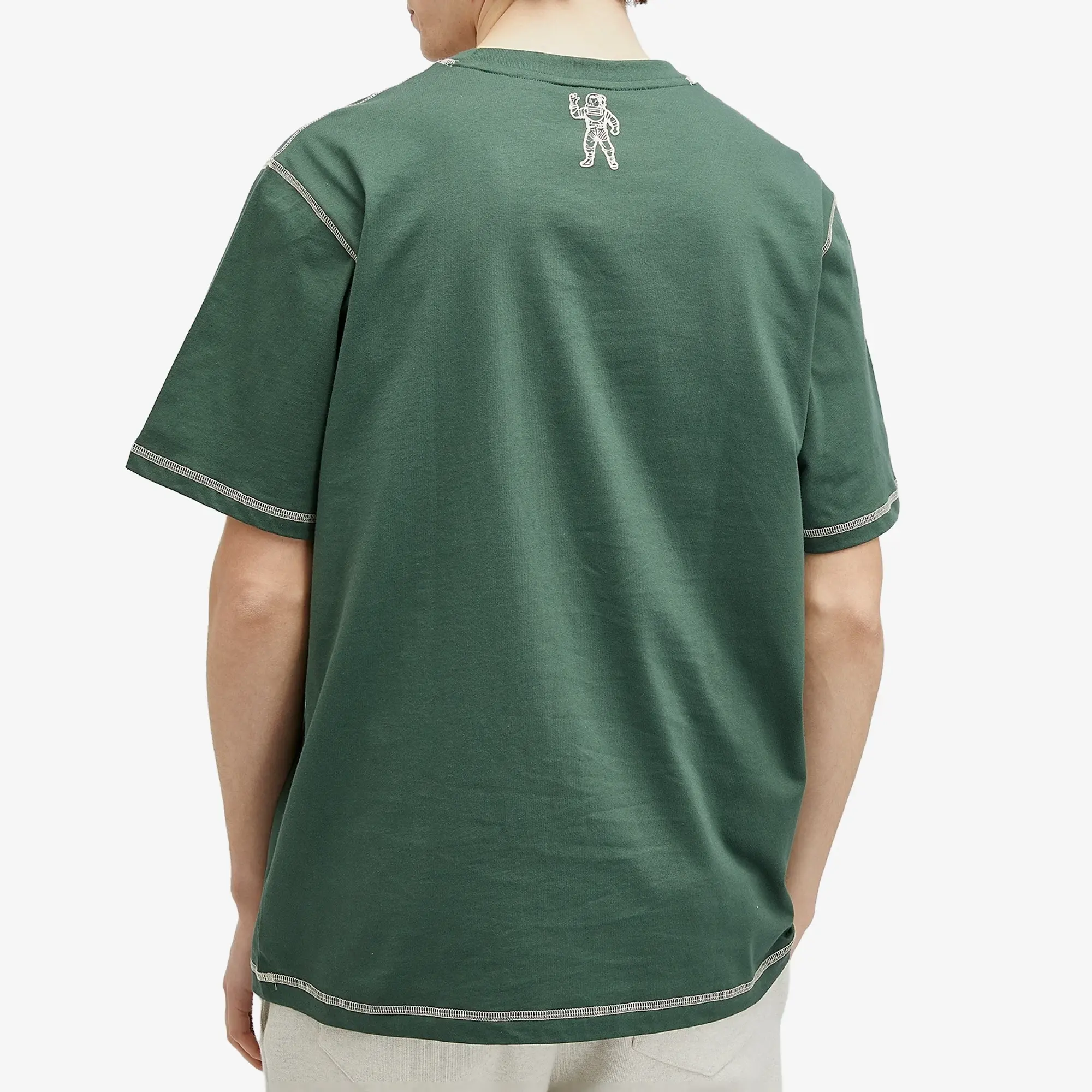 Billionaire Boys Club Men's Small Arch Logo Contrast Stitch Tee Green