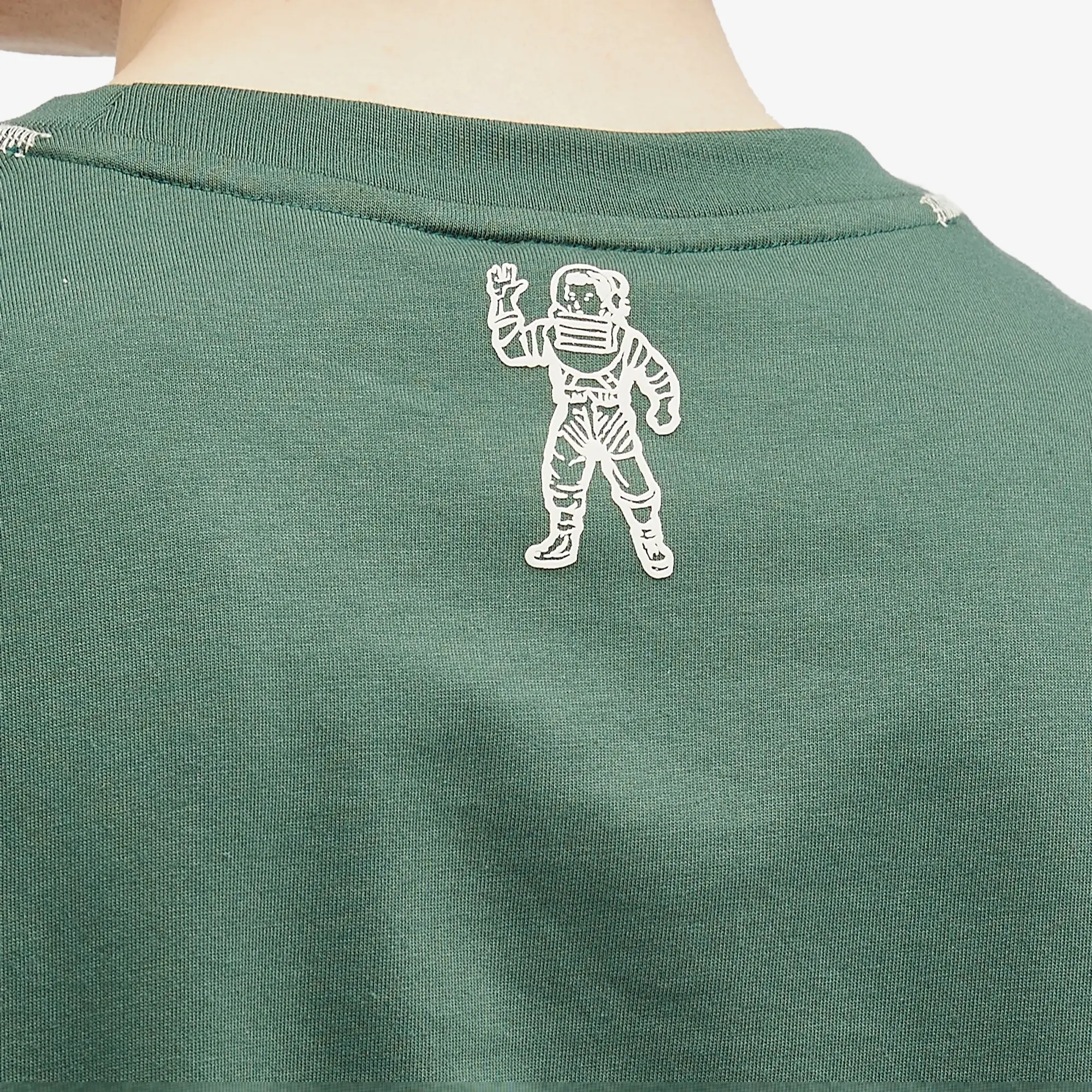Billionaire Boys Club Men's Small Arch Logo Contrast Stitch Tee Green