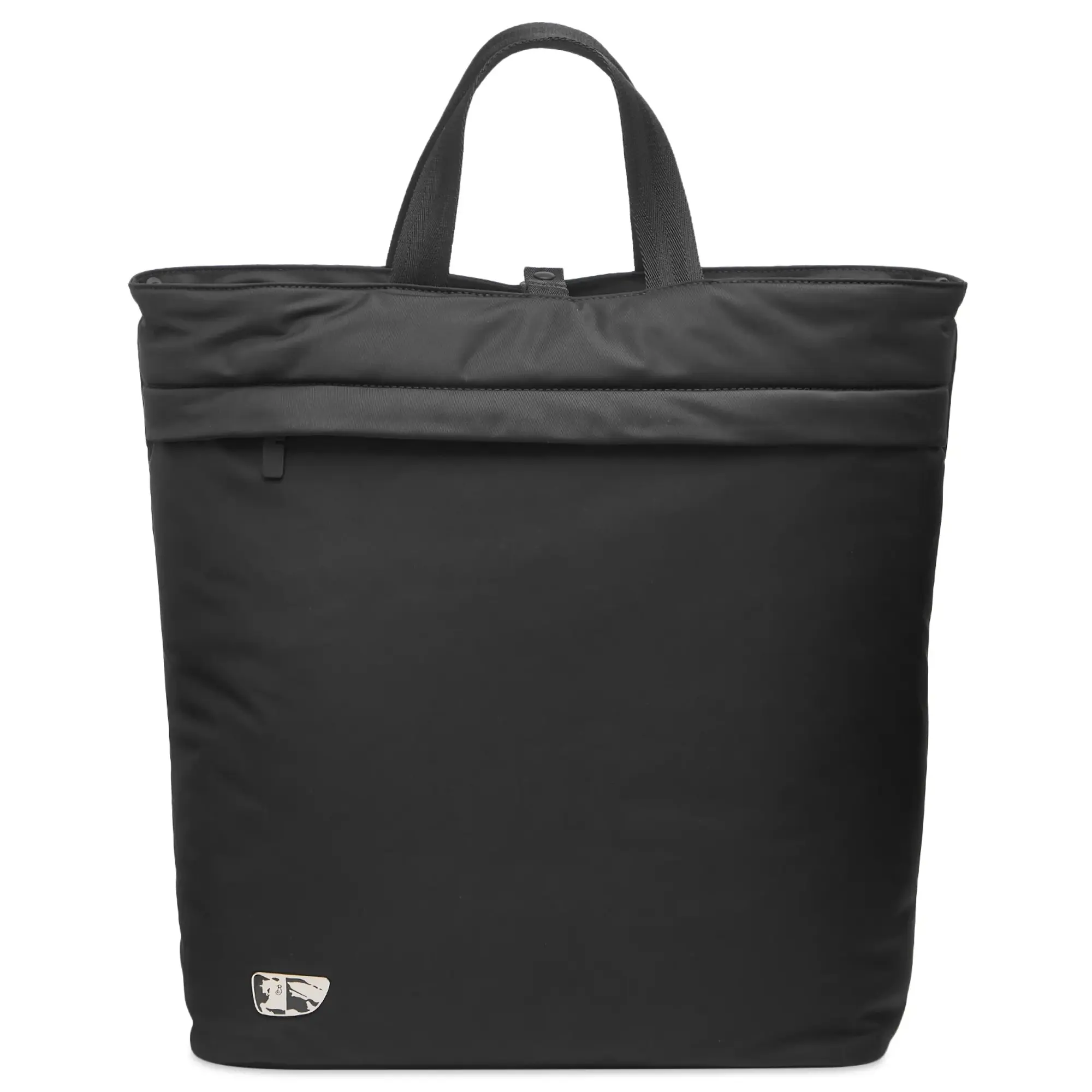 Burberry Men's Shielf Logo Nylon Tote Bag Black