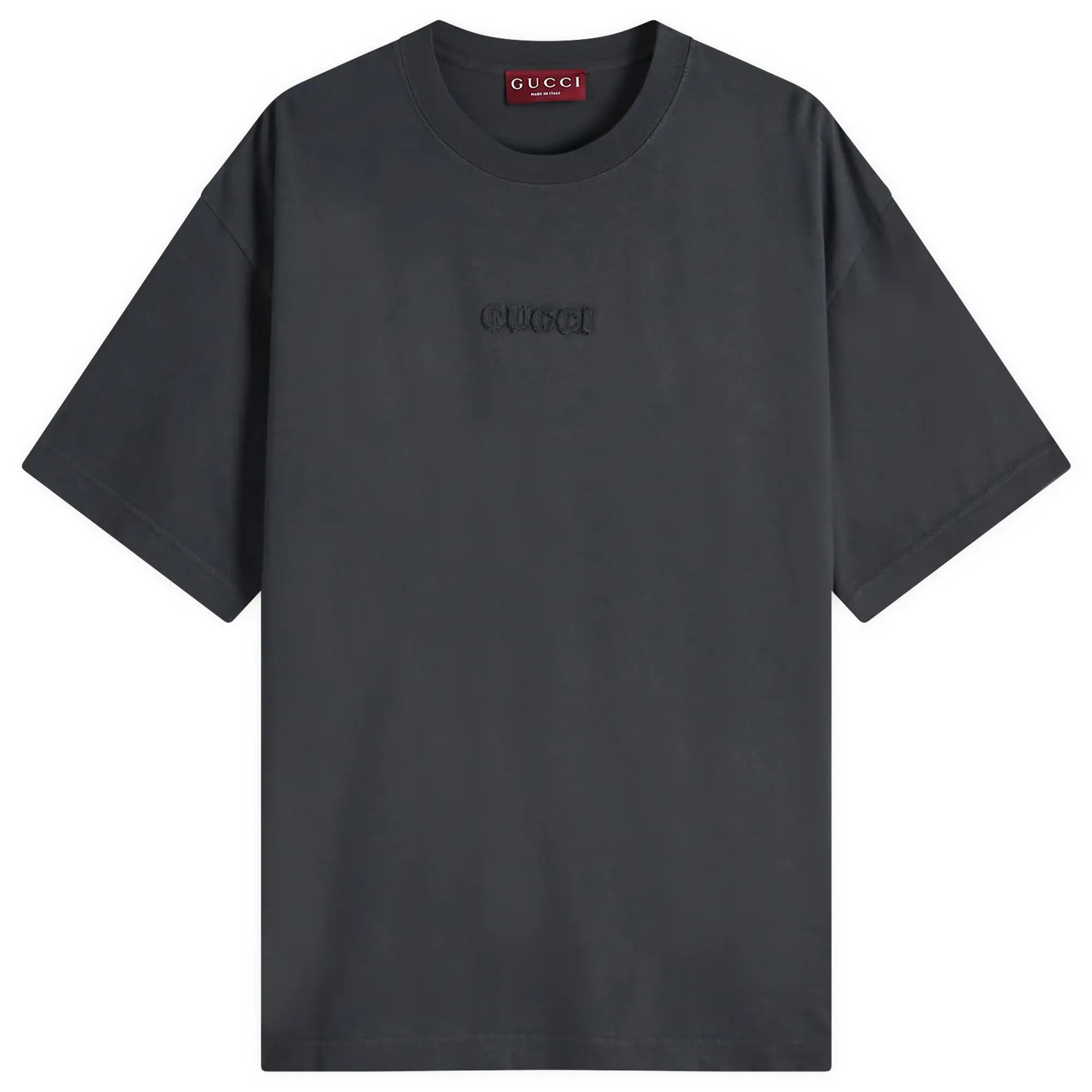Gucci Men's Logo T-Shirt Dark Grey/Mix