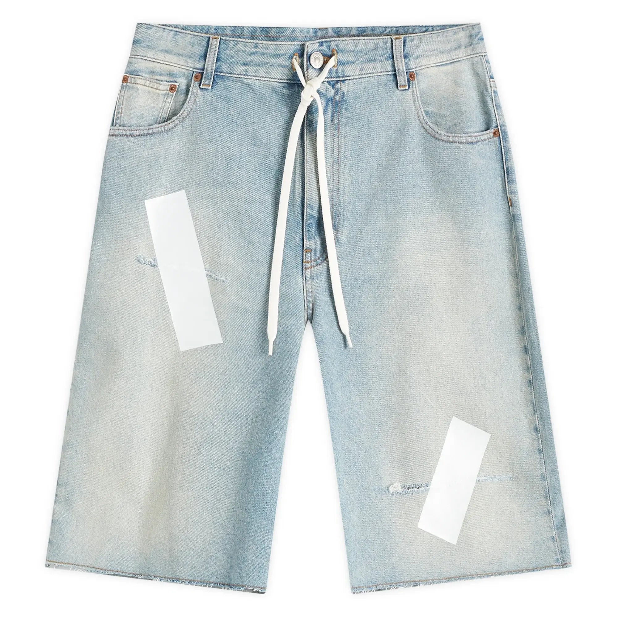 MM6 Maison Margiela Women's Denim Shorts Light Blue