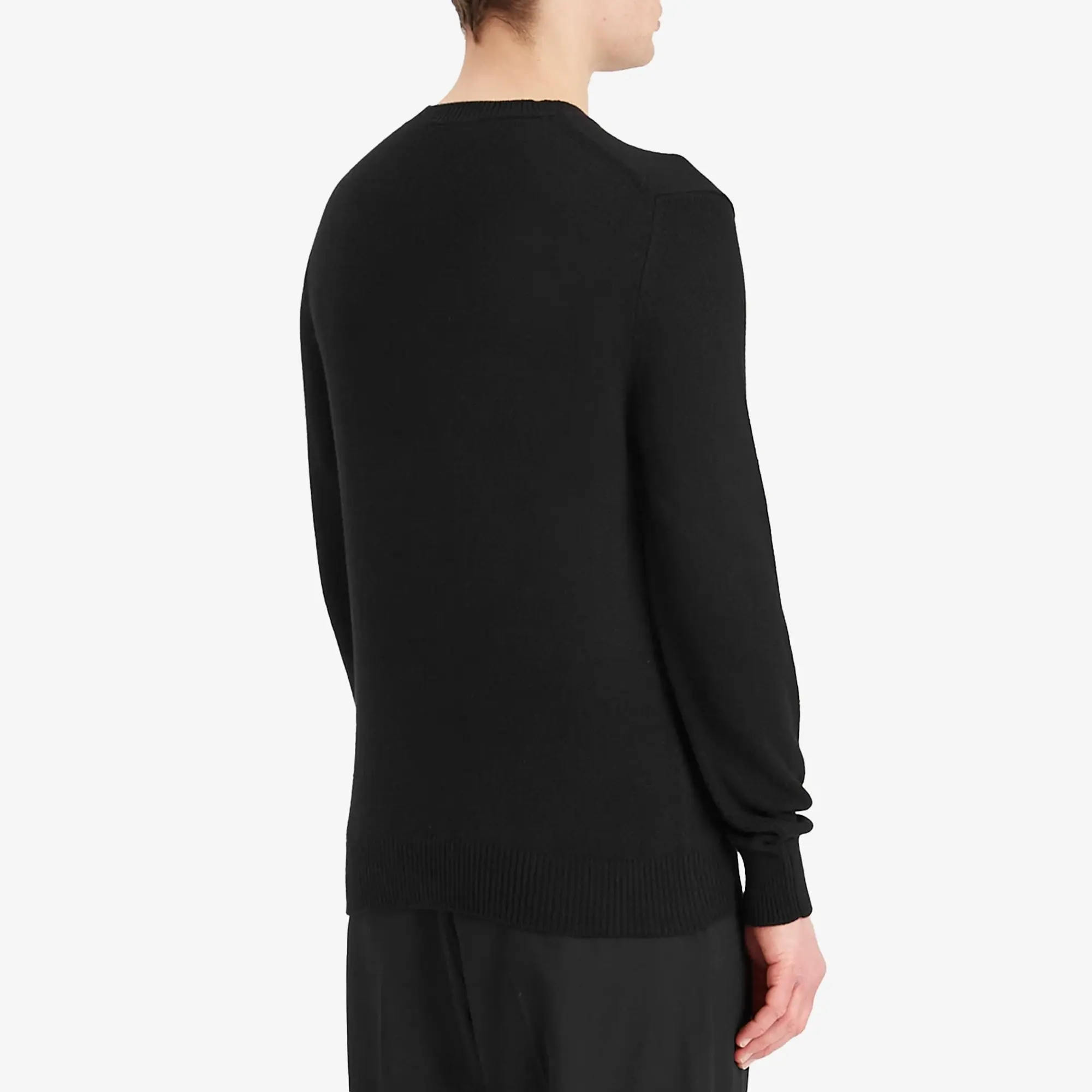 Gucci Men's Monogram Wool Cashmere Crew Knit Black/Mix