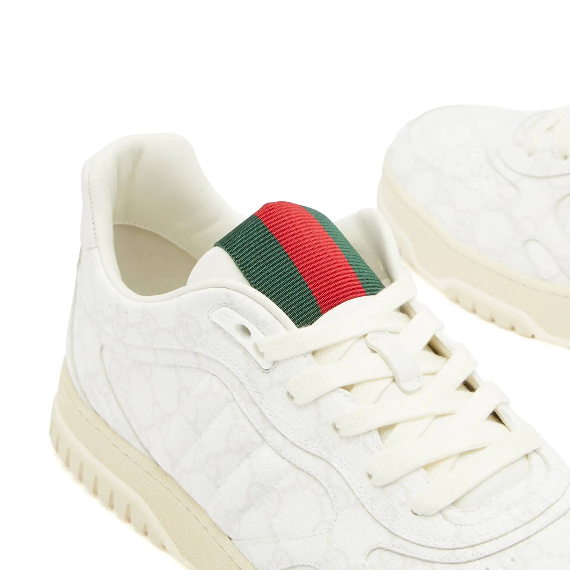 Gucci Men's Re-Web Monogram Sneaker White
