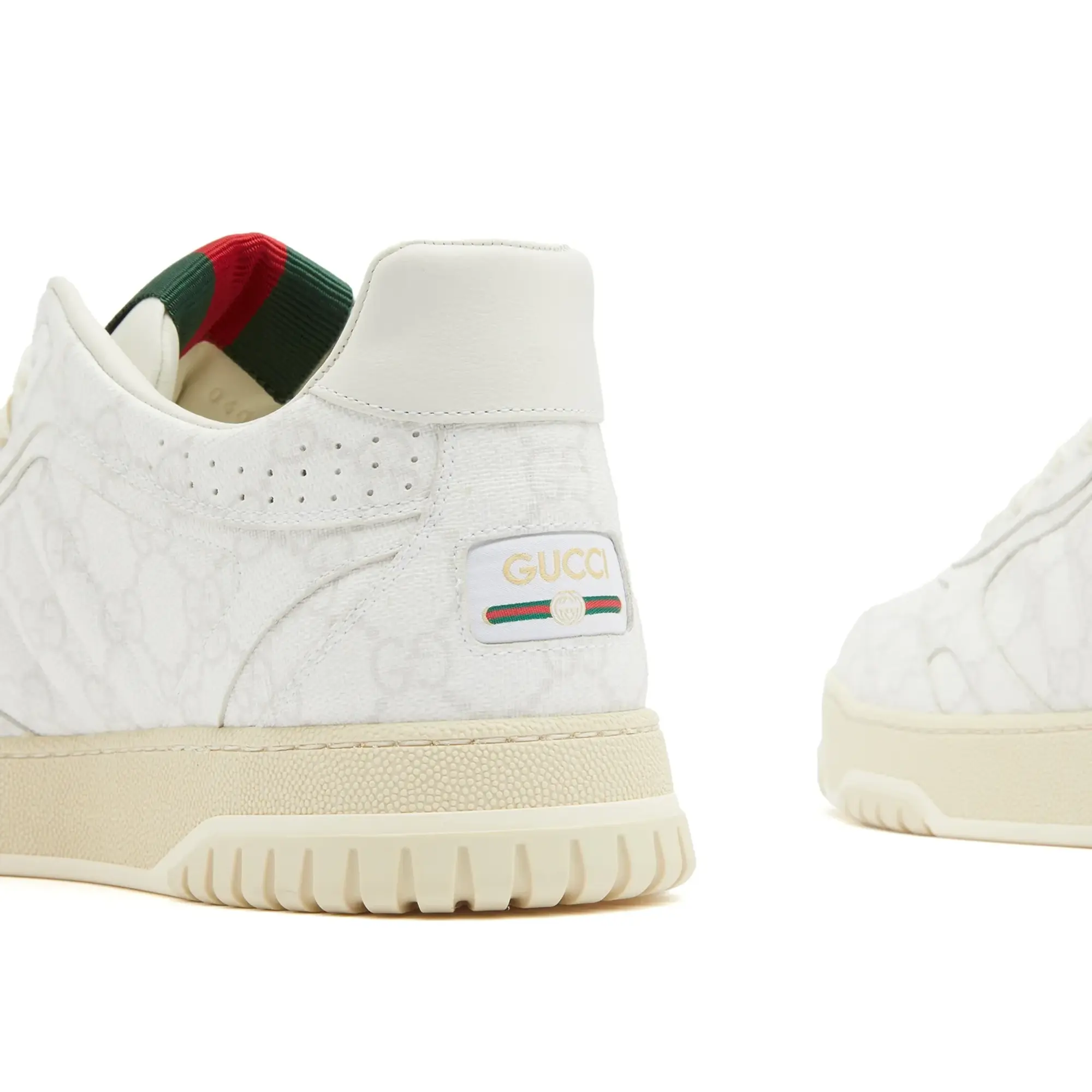 Gucci Men's Re-Web Monogram Sneaker White