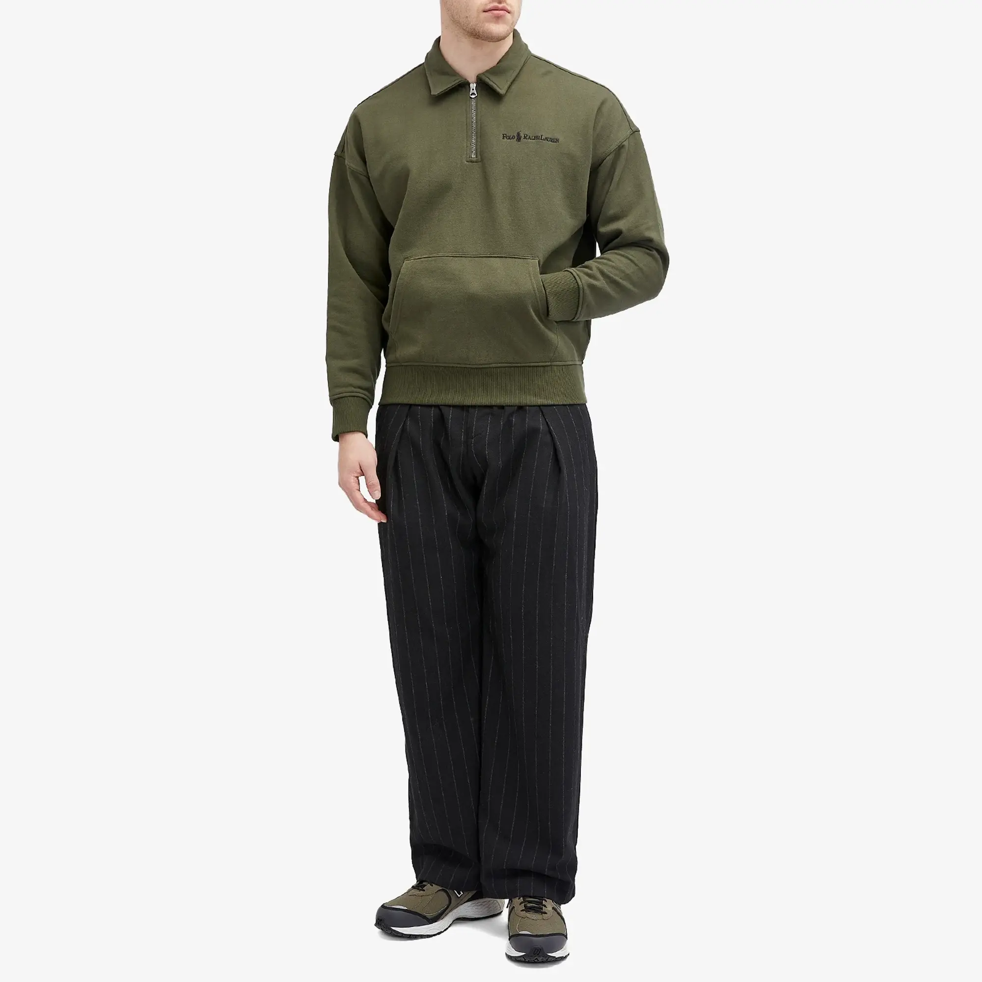 Polo Ralph Lauren Men's Heavyweight Quarter Zip Sweatshirt Armadillo