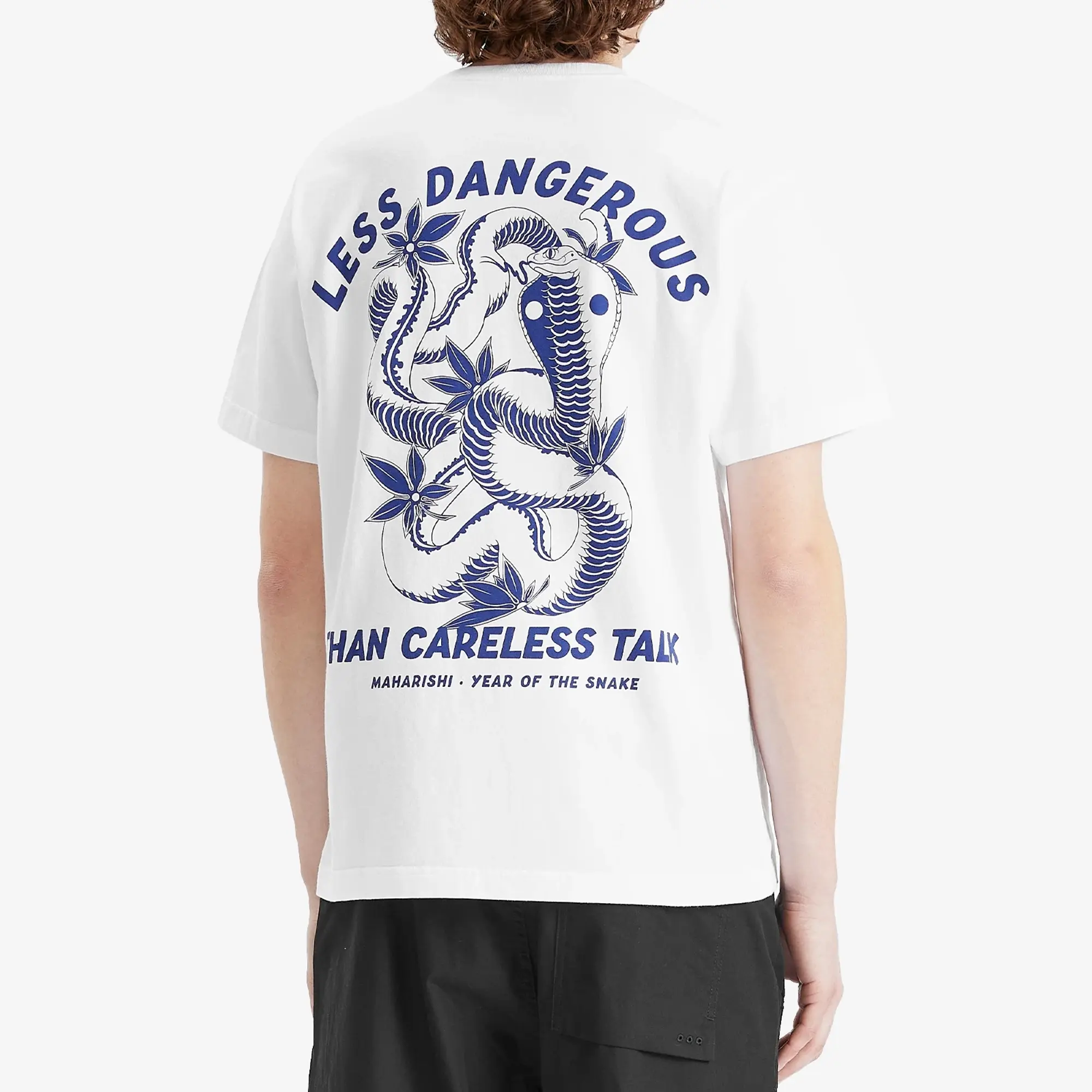 Maharishi Men's Less Dangerous T-Shirt White