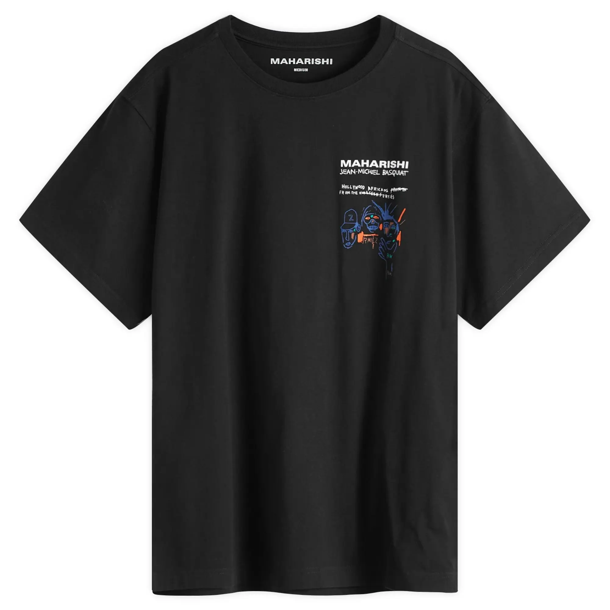 Maharishi Men's Basquait Year Of The Snake T-Shirt Black