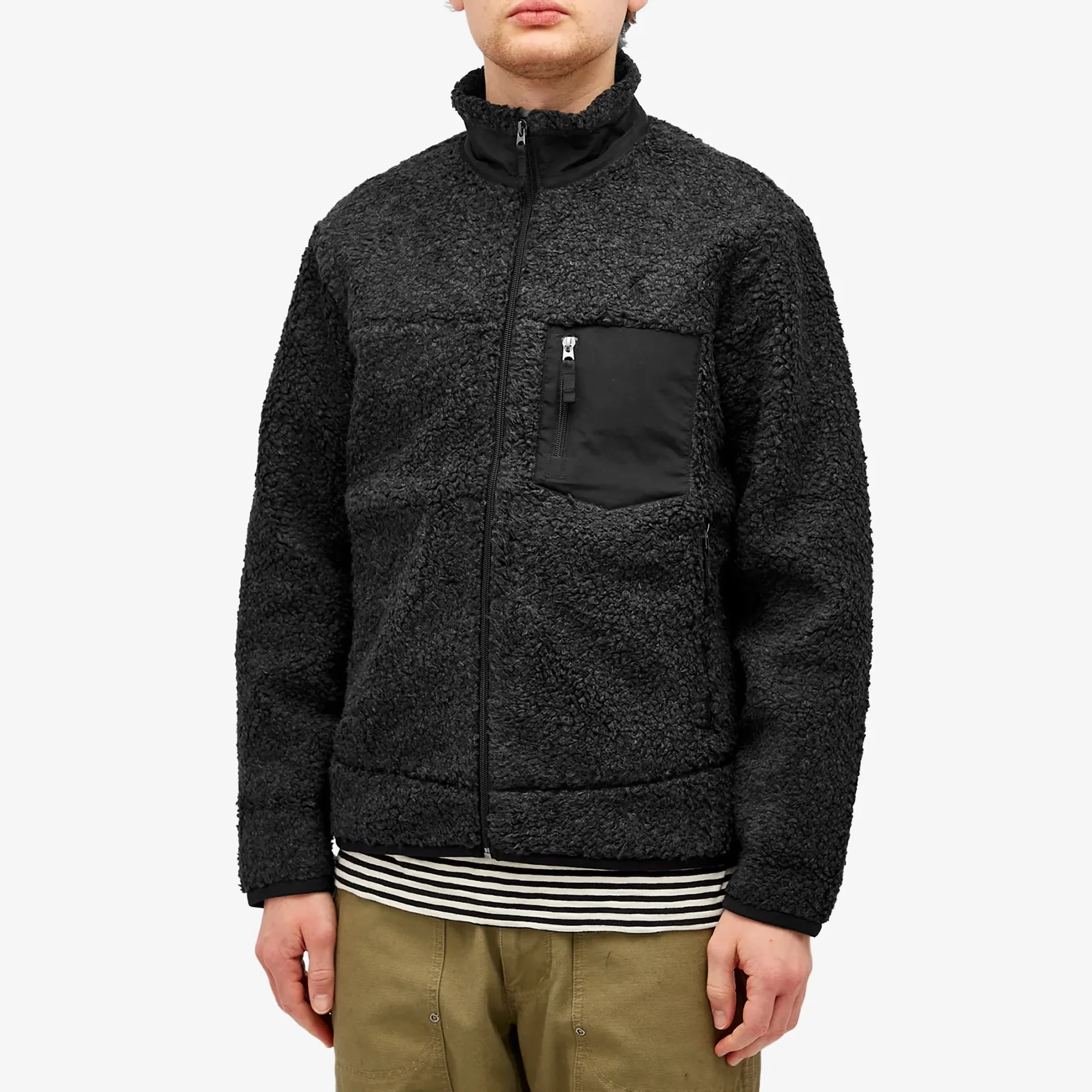 Polo Ralph Lauren Men's Fleece Zip Jacket Black Marl Heather