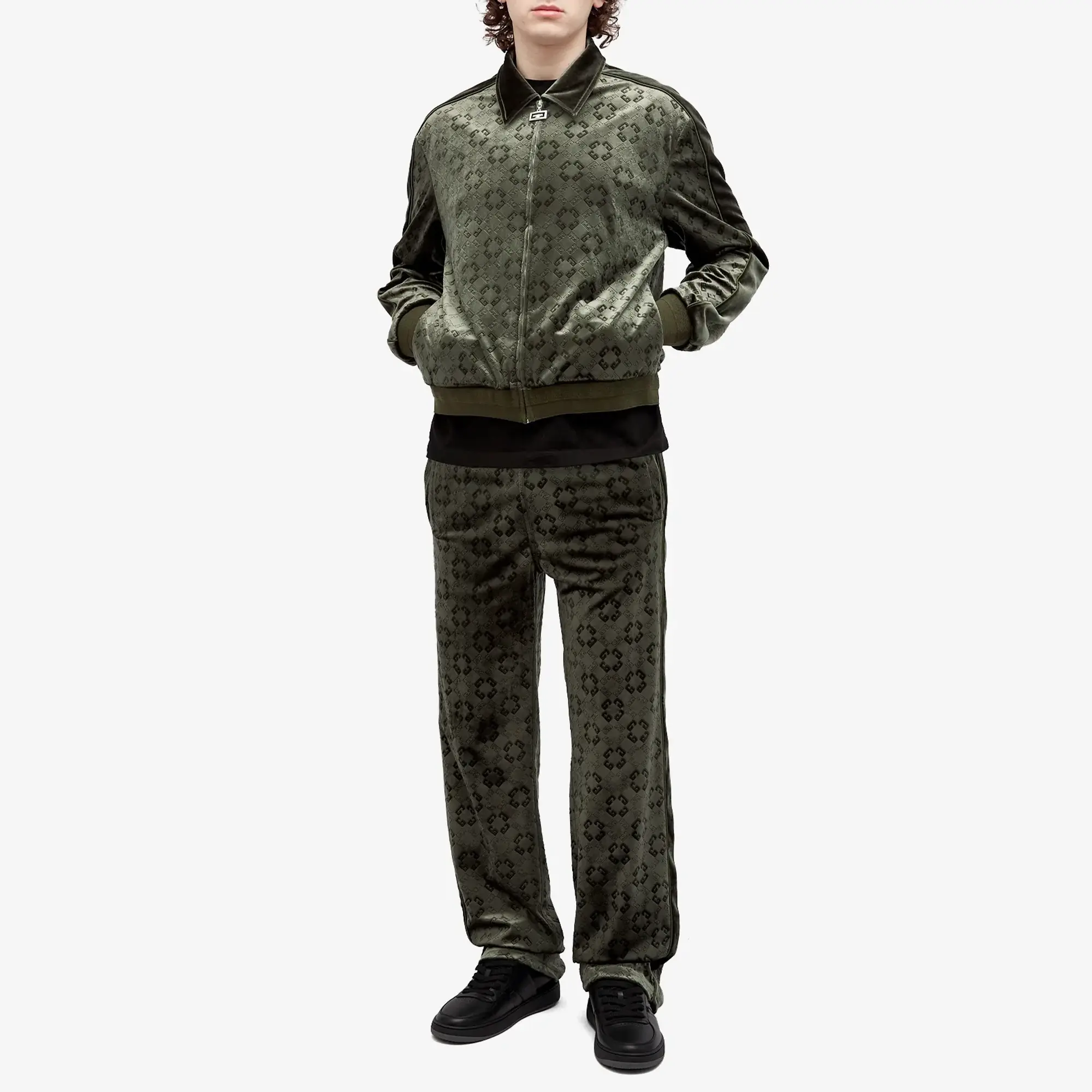 Givenchy Men's Velvet Blouson Green