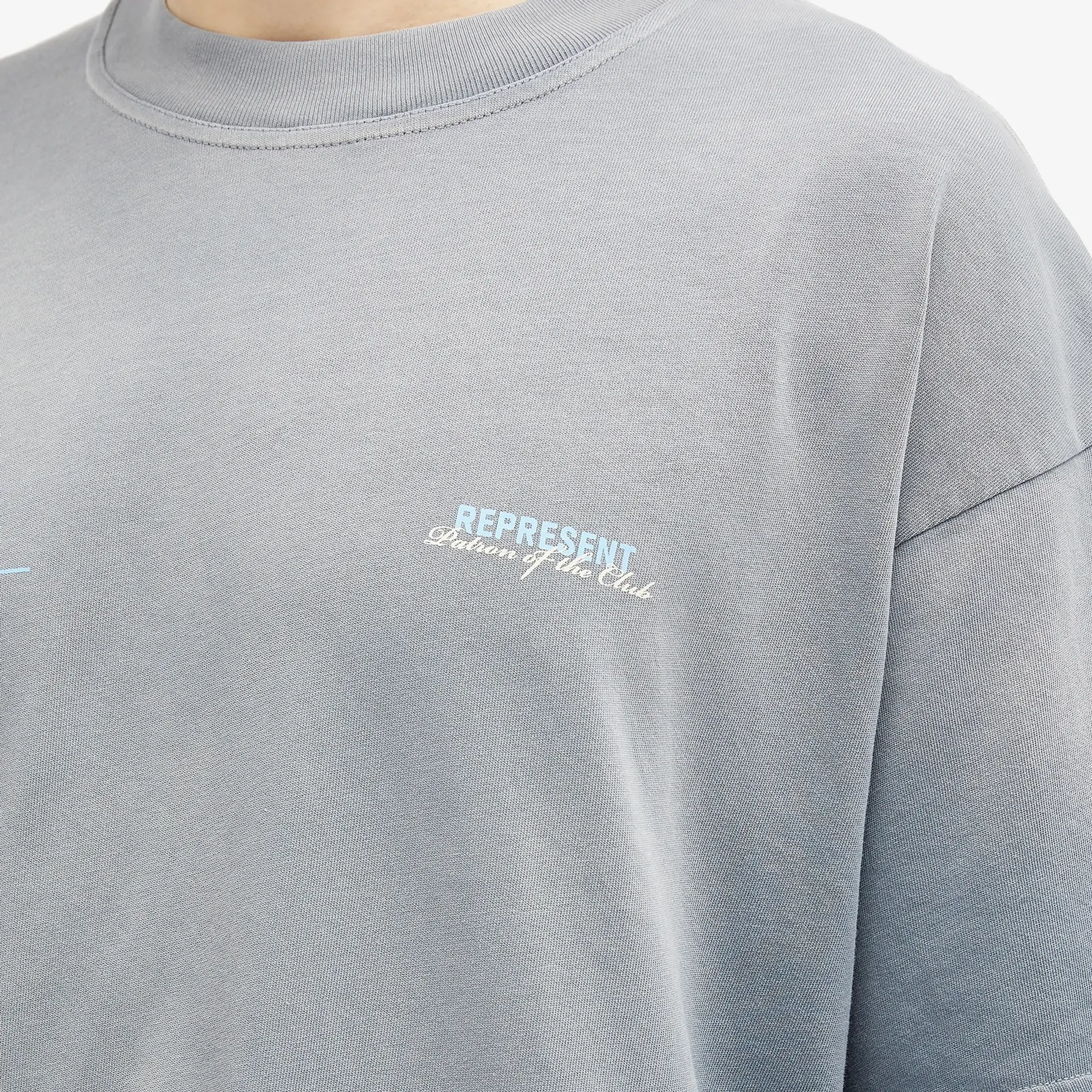 Represent Men's Patron Of The Club T-Shirt Washed Grey