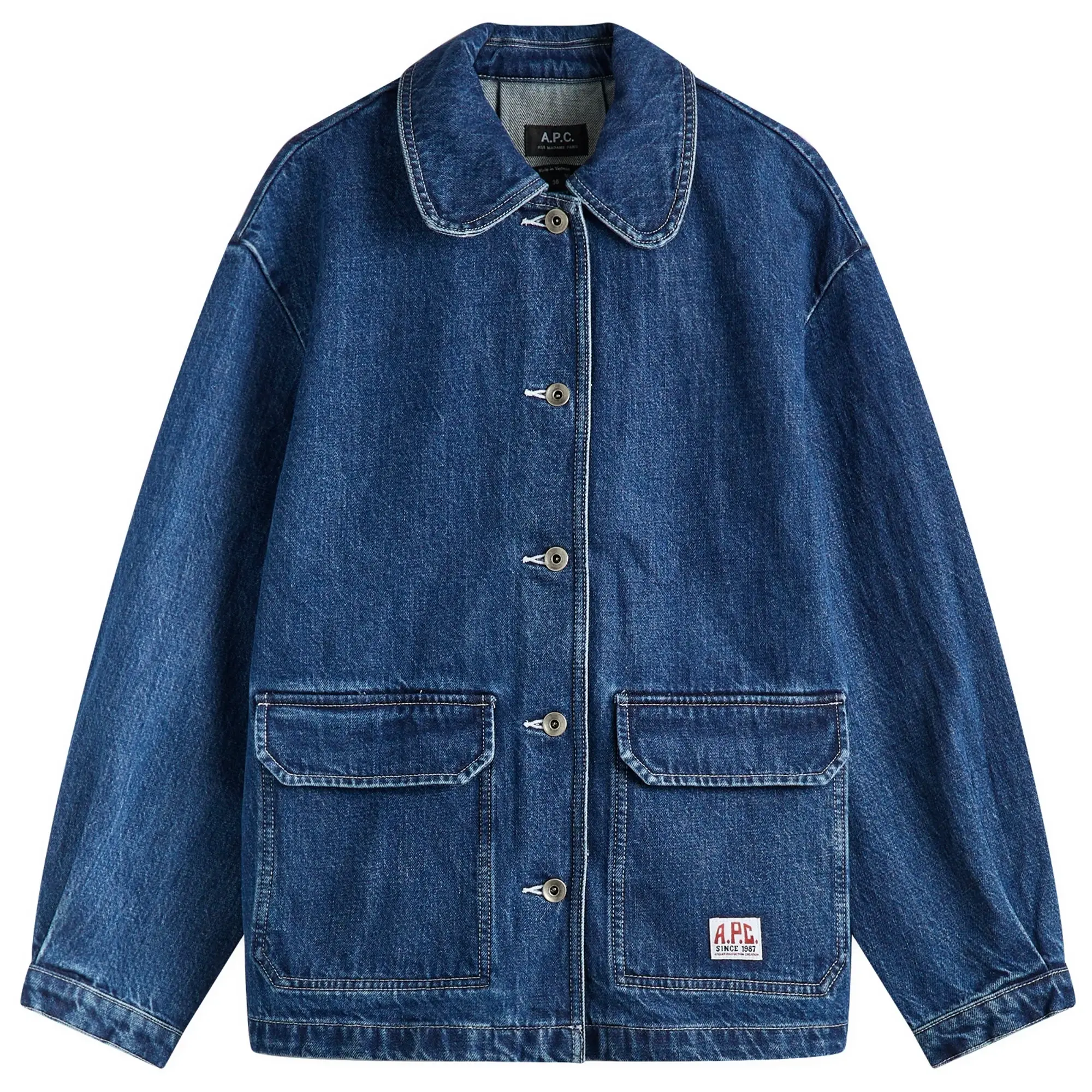 A.P.C. Women's Alys Denim Jacket Washed Indigo