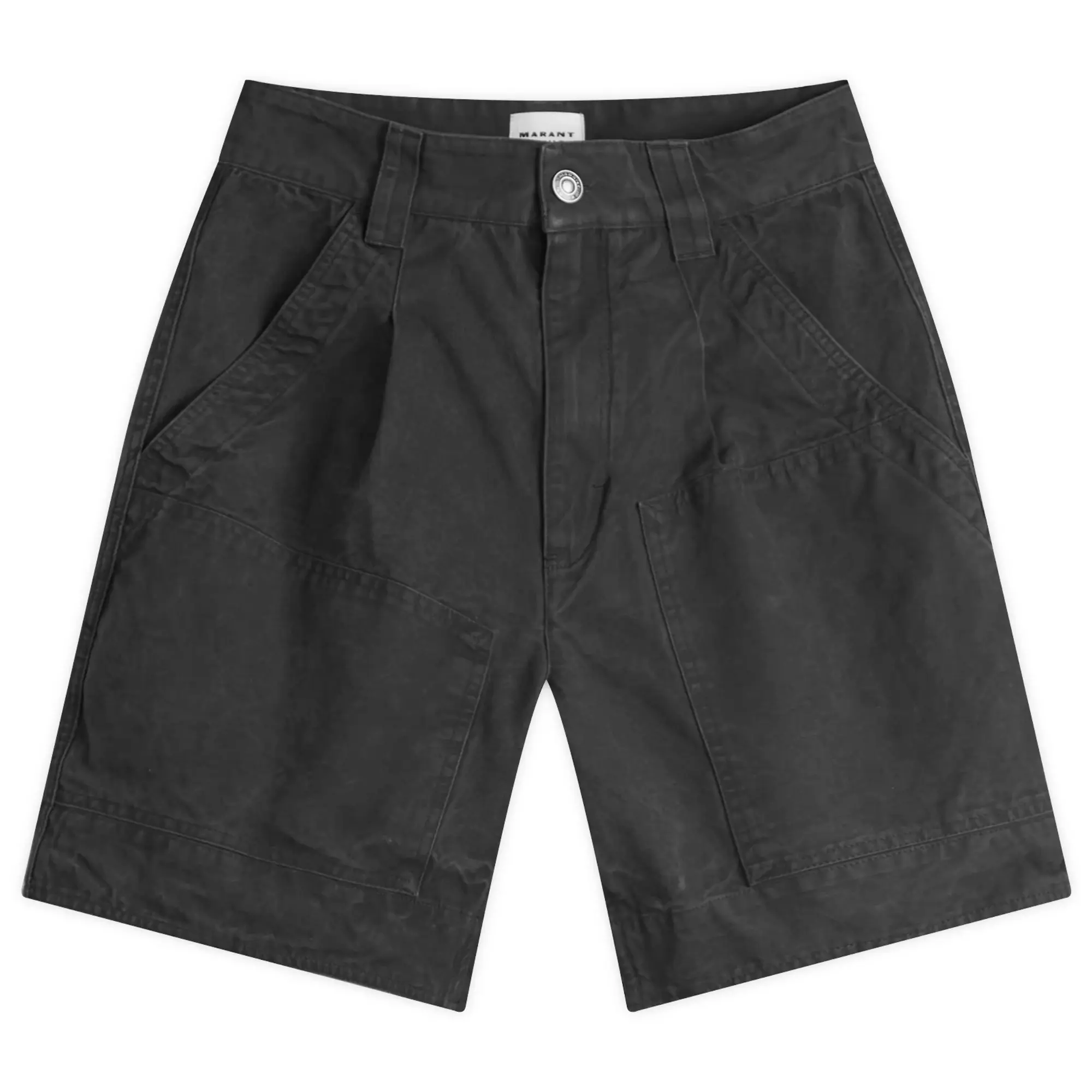 Isabel Marant Étoile Women's Katja Baggy Cargo Shorts Faded Black