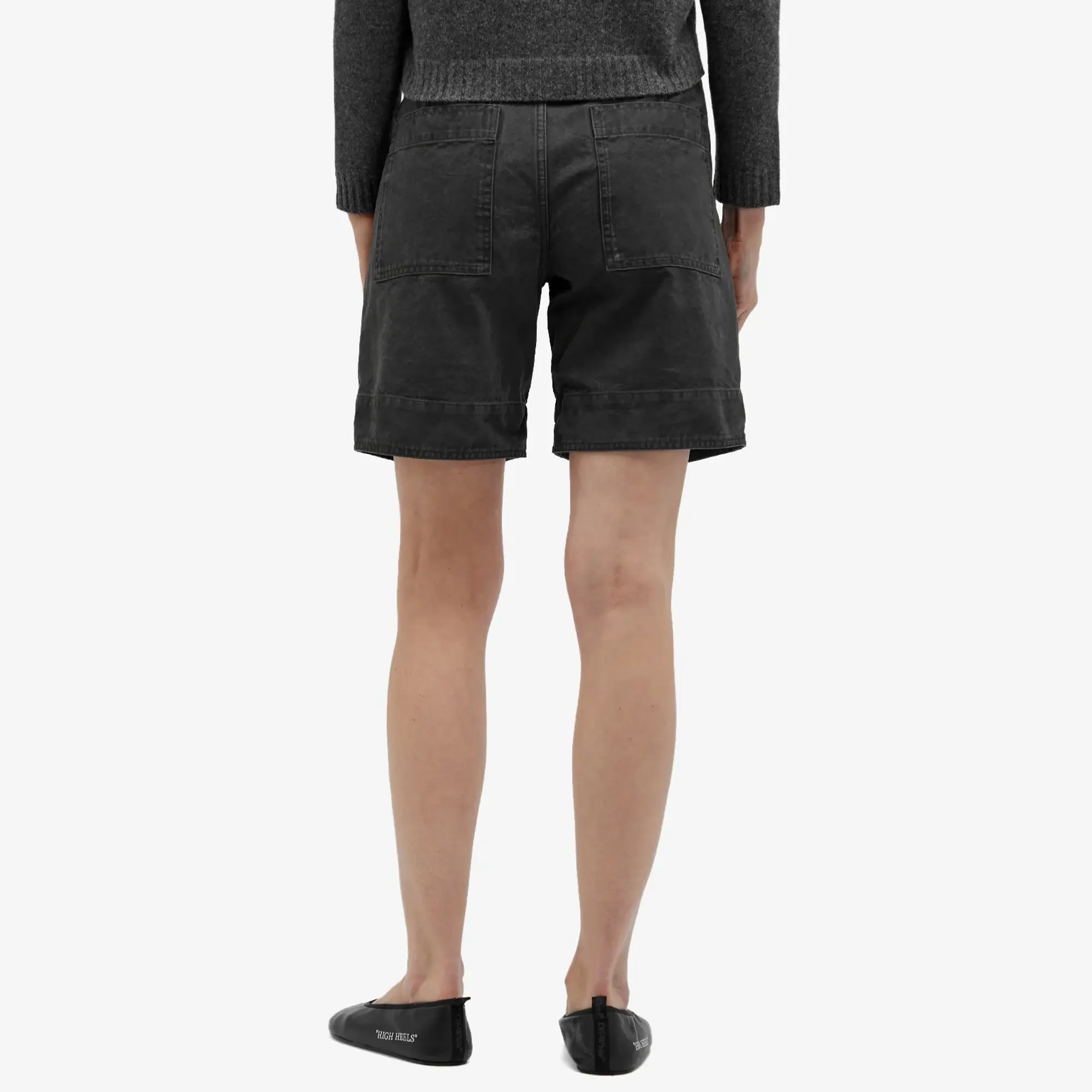 Isabel Marant Étoile Women's Katja Baggy Cargo Shorts Faded Black