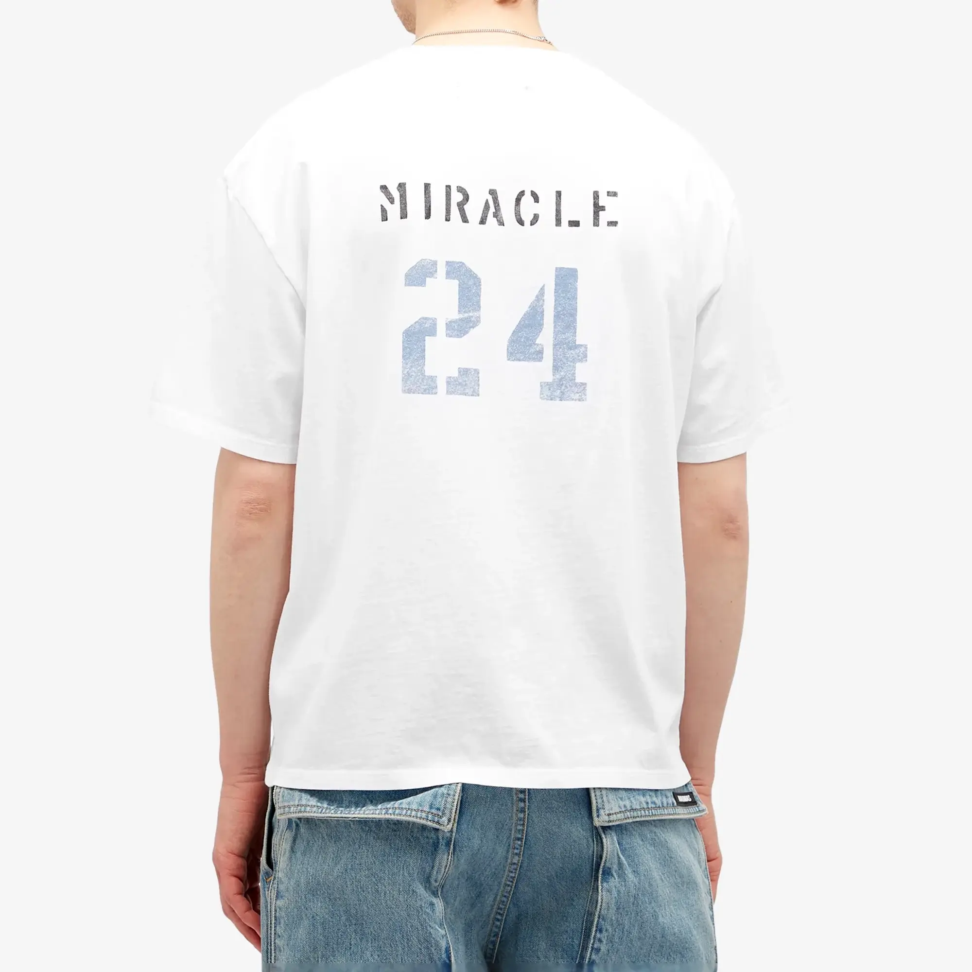 Nahmias Men's Miracle A. Boxy T-Shirt Cotton White