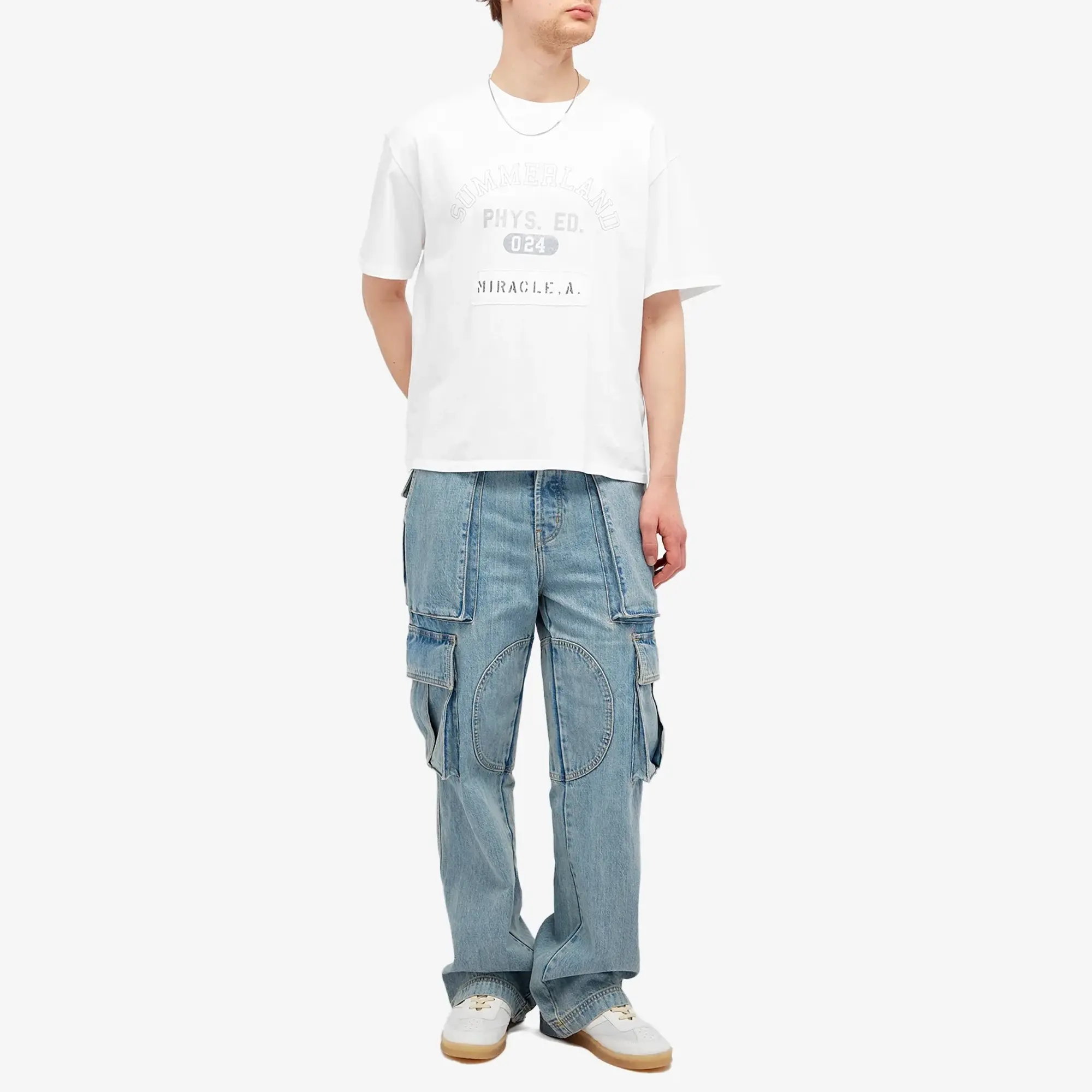 Nahmias Men's Miracle A. Boxy T-Shirt Cotton White