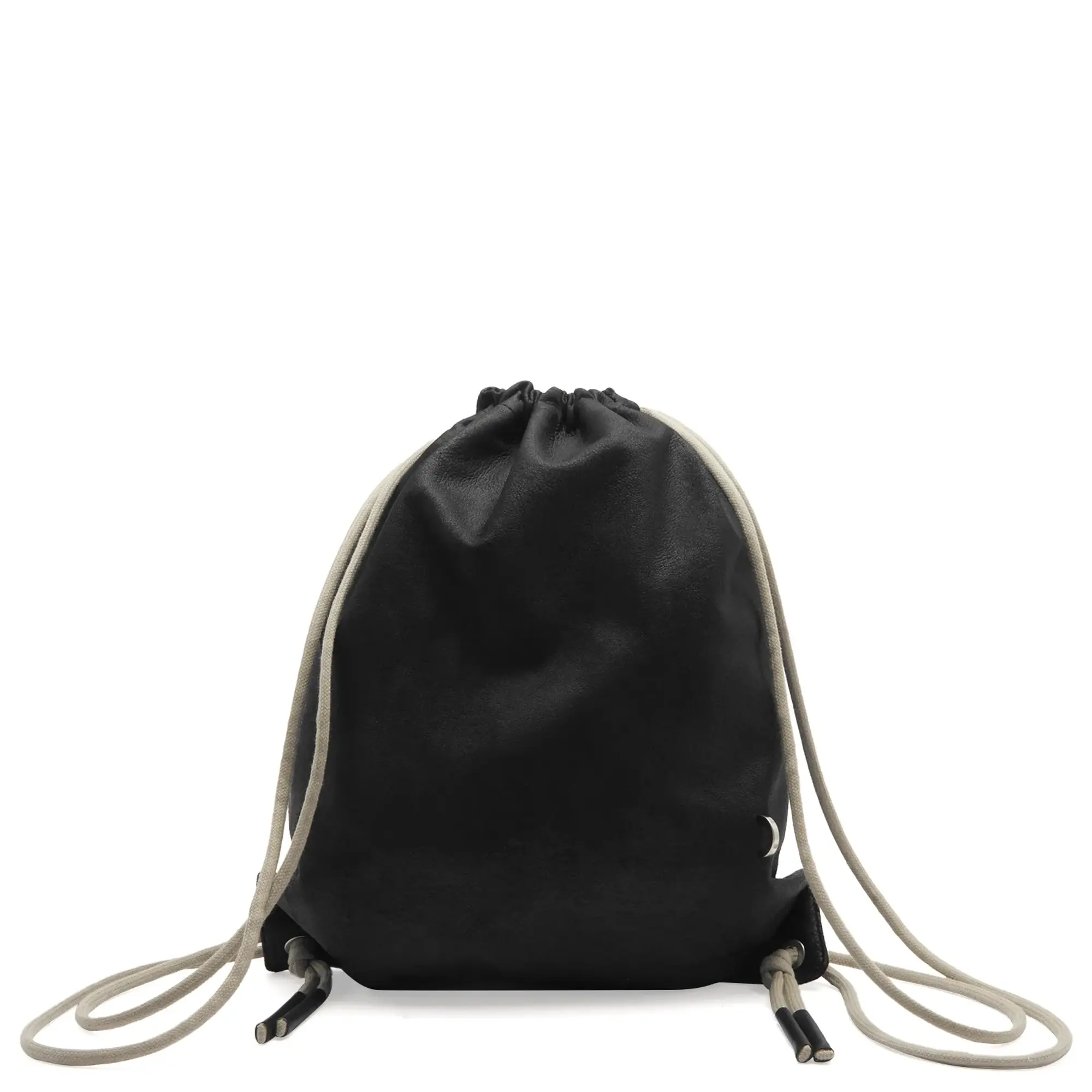 Rick Owens Women's Drawstring Backpack Black Pearl