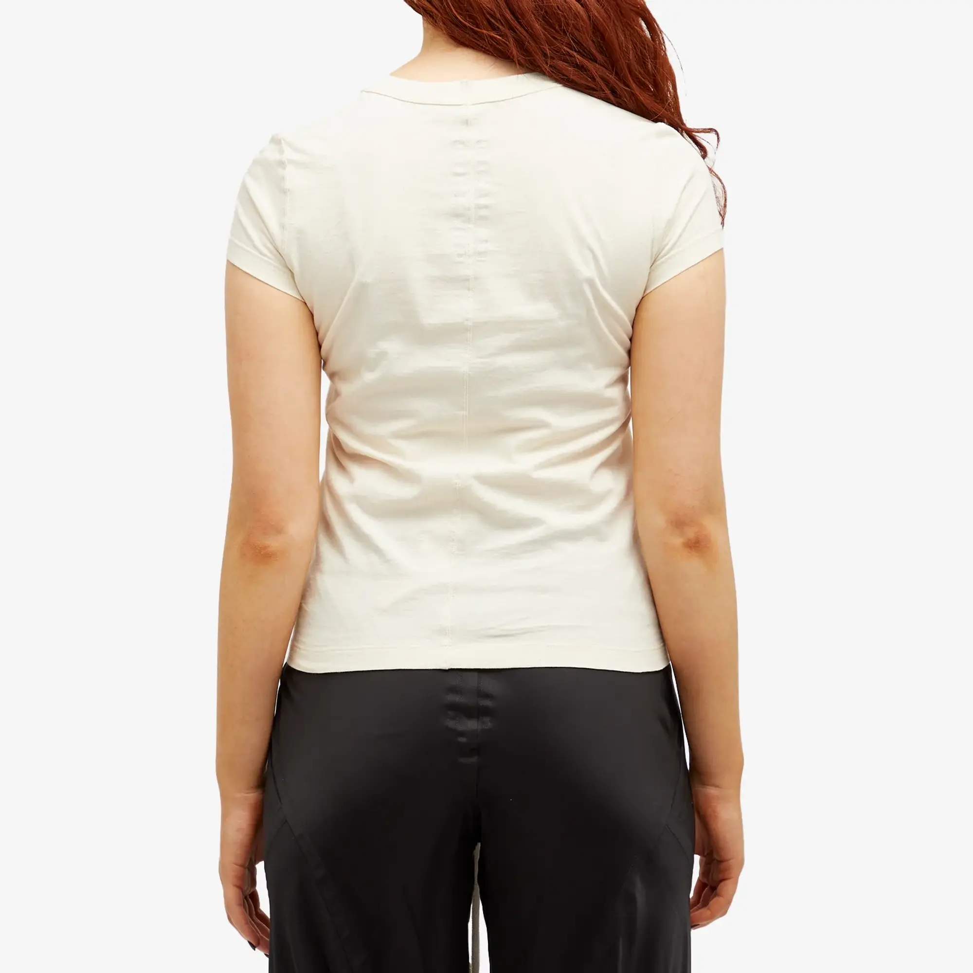 Rick Owens Women's Cropped Level T-Shirt Natural