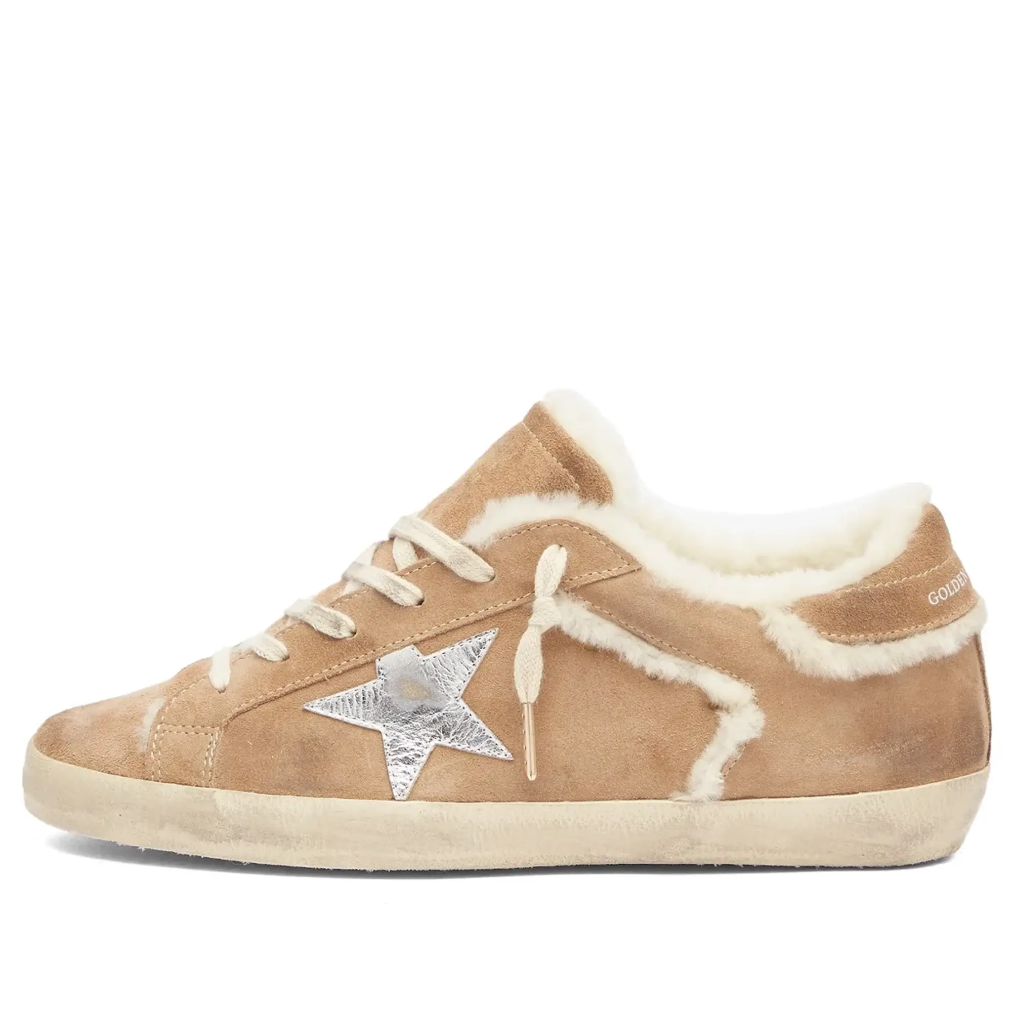Golden Goose Women's Super Star Tobacco/Platinum
