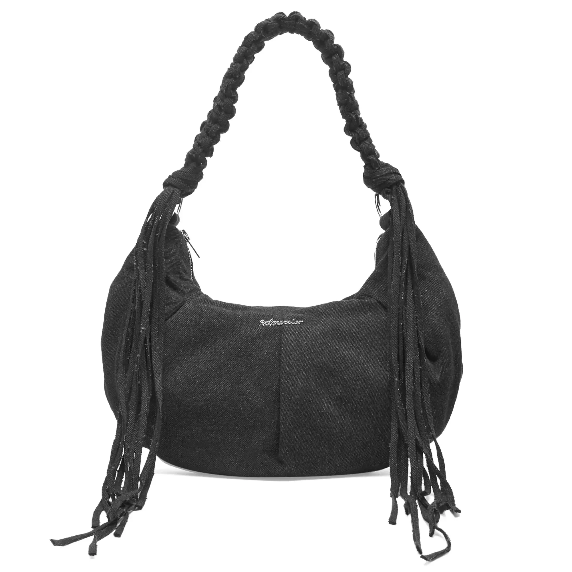 Holzweiler Women's Cocoon Small Bag with Tassel Black Washed