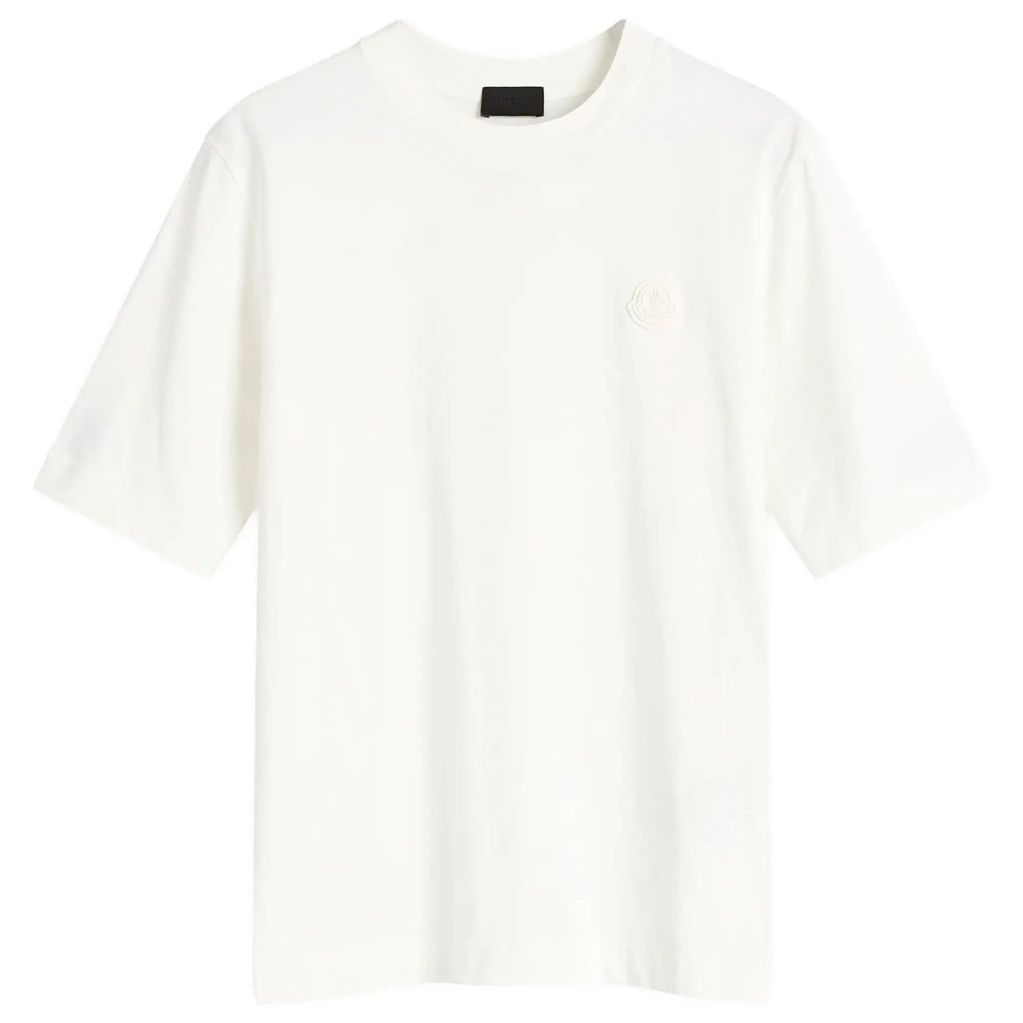 Moncler Women's Logo Short Sleeve T-Shirt Off-White