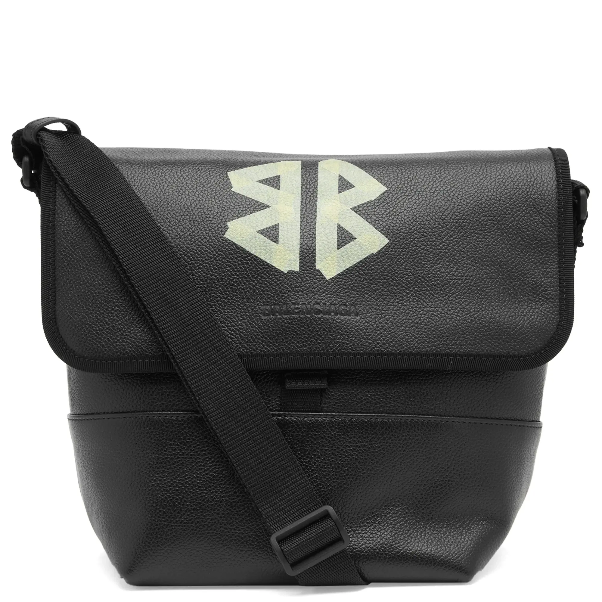 Balenciaga Men's Explorer Messenger Bag Washed Black