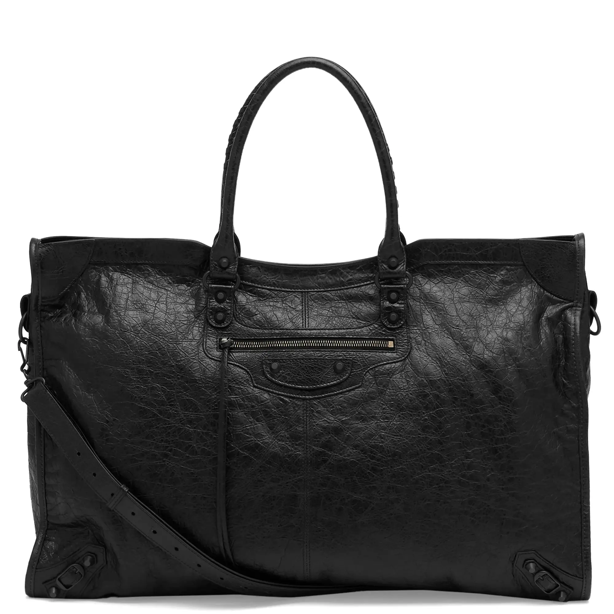 Balenciaga Men's Le City Travel Bag Black