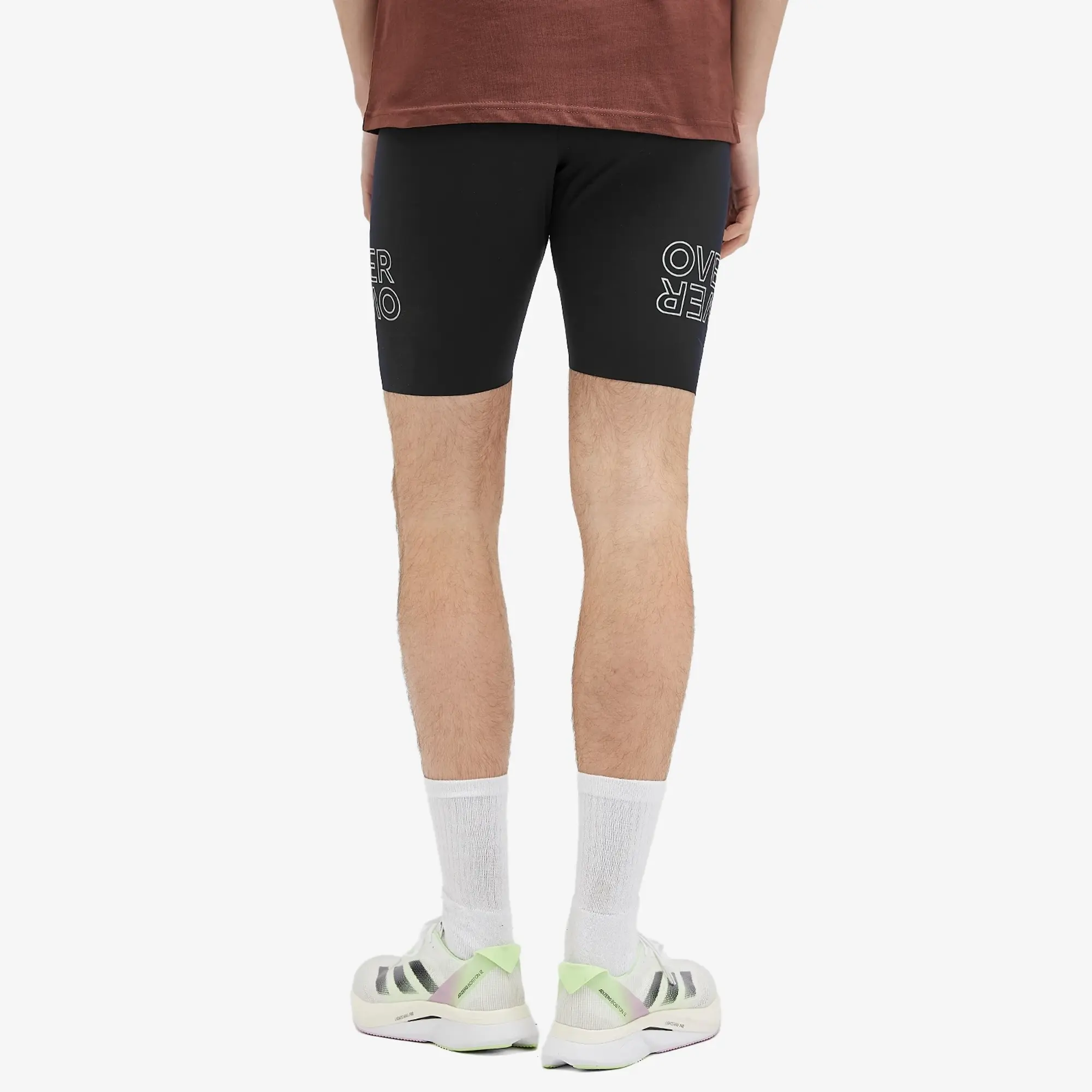 Over Over Men's Half Tight Shorts Black