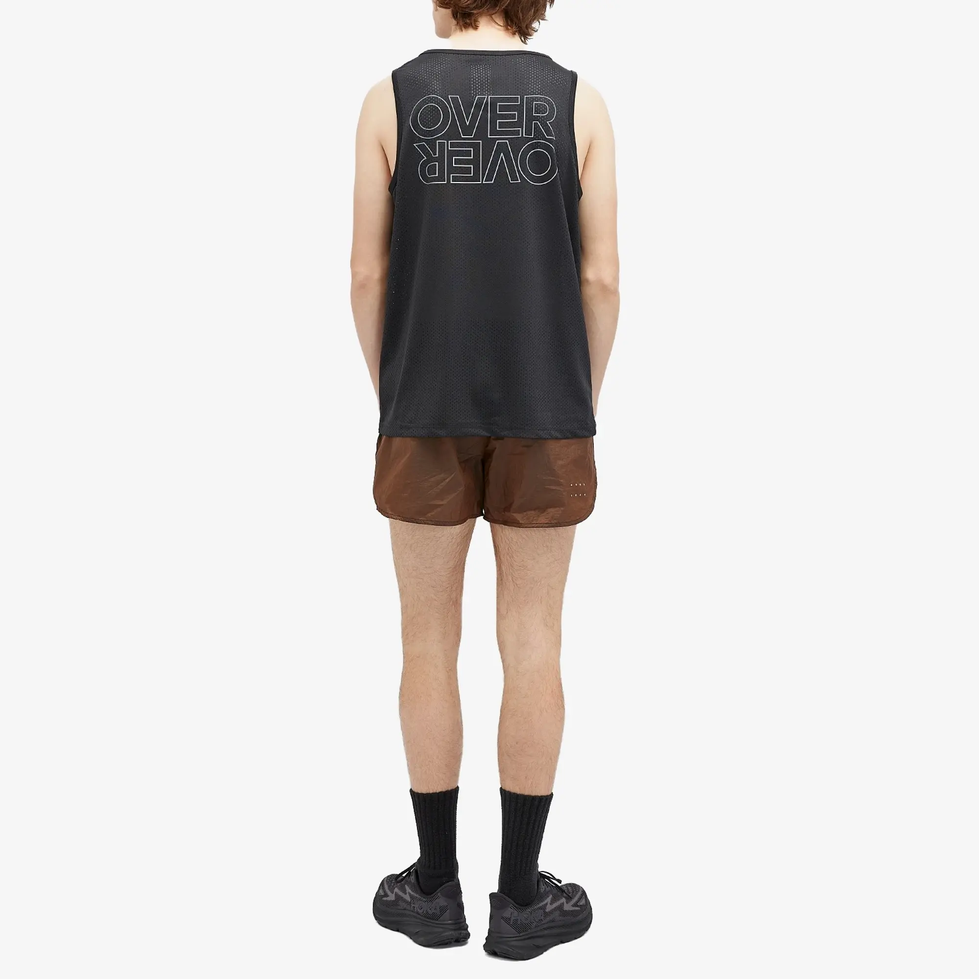 Over Over Men's 4 Track Shorts Hot Chocolate