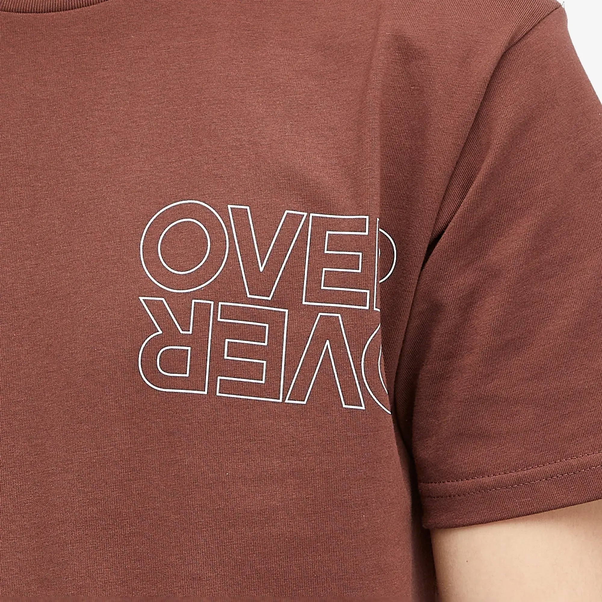 Over Over Men's Eat my Dust Easy T-Shirt Brown