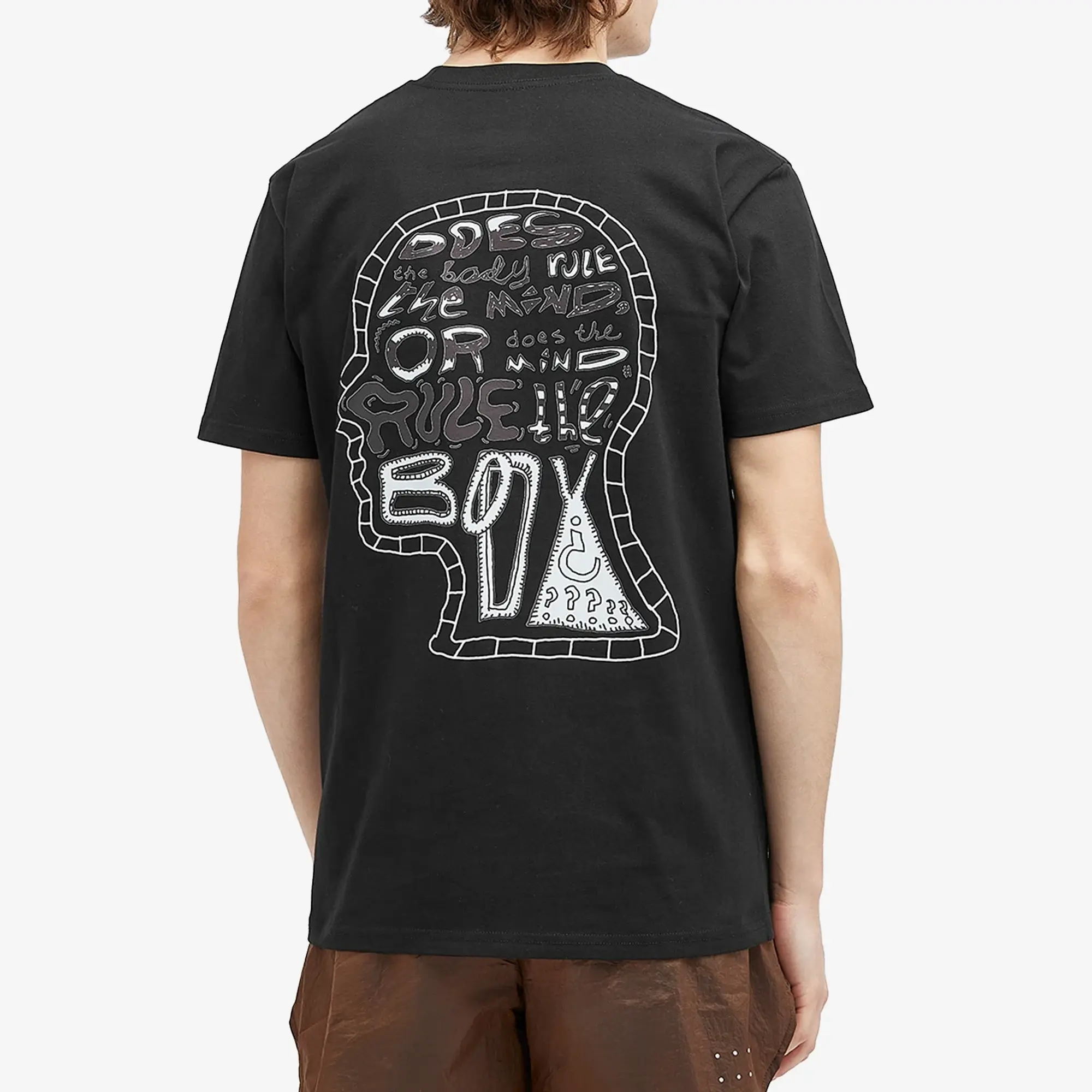 Over Over Men's Mind Body Fisher Easy T-Shirt Black