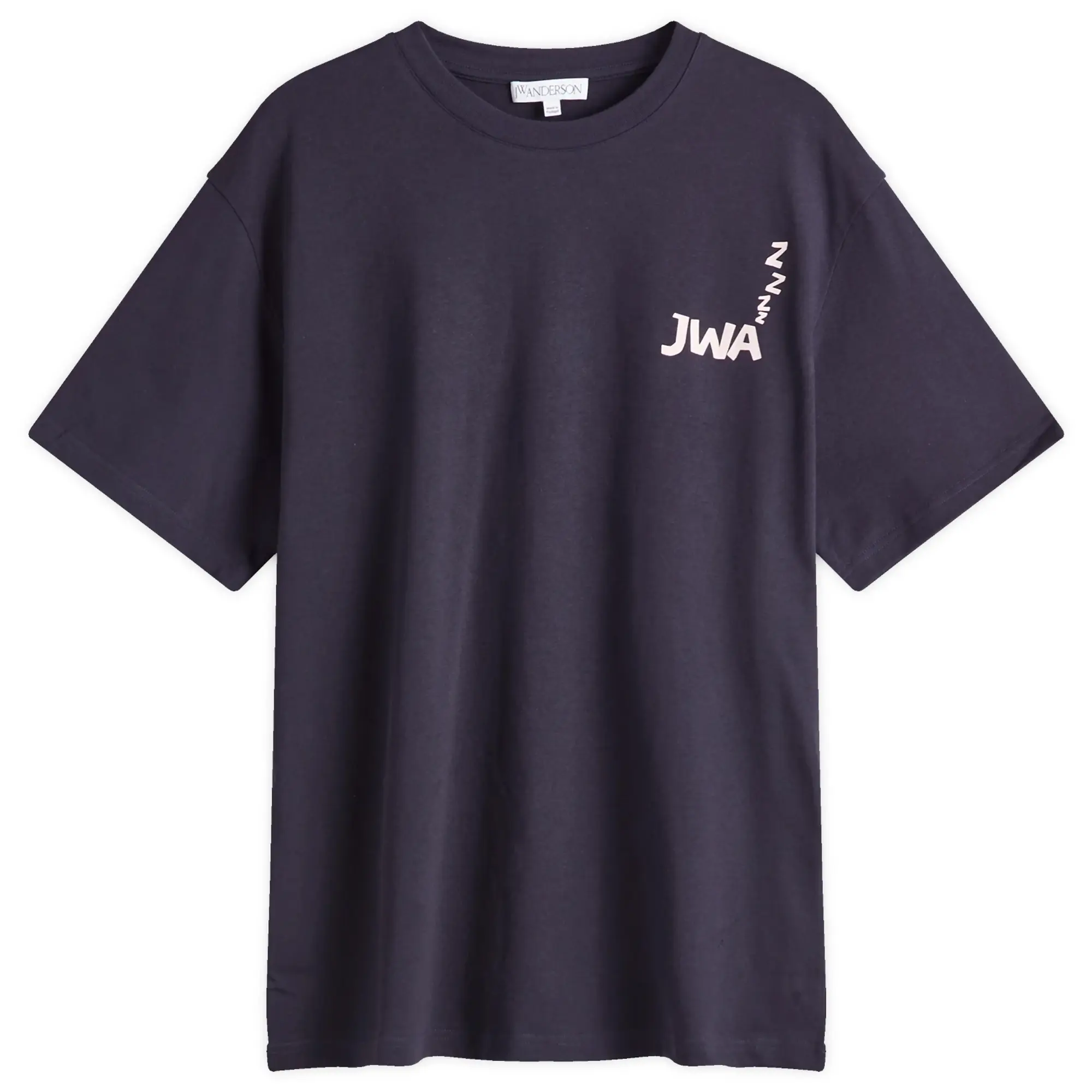 JW Anderson Men's JWA Back Print T-Shirt Dark Navy