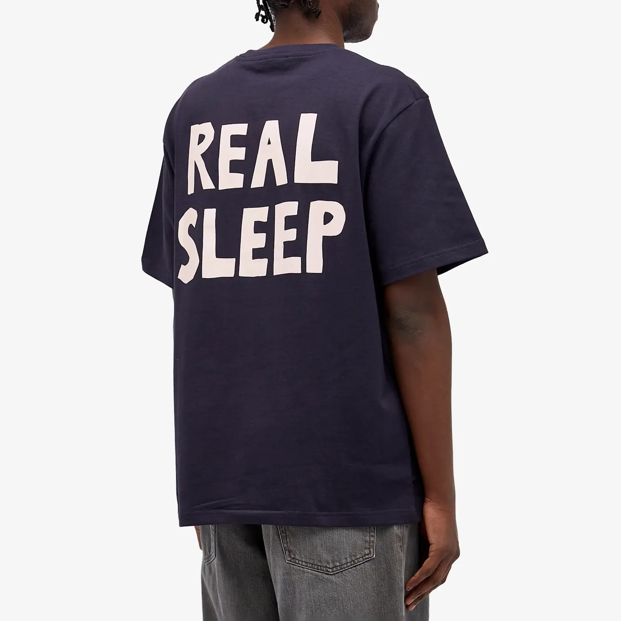 JW Anderson Men's JWA Back Print T-Shirt Dark Navy