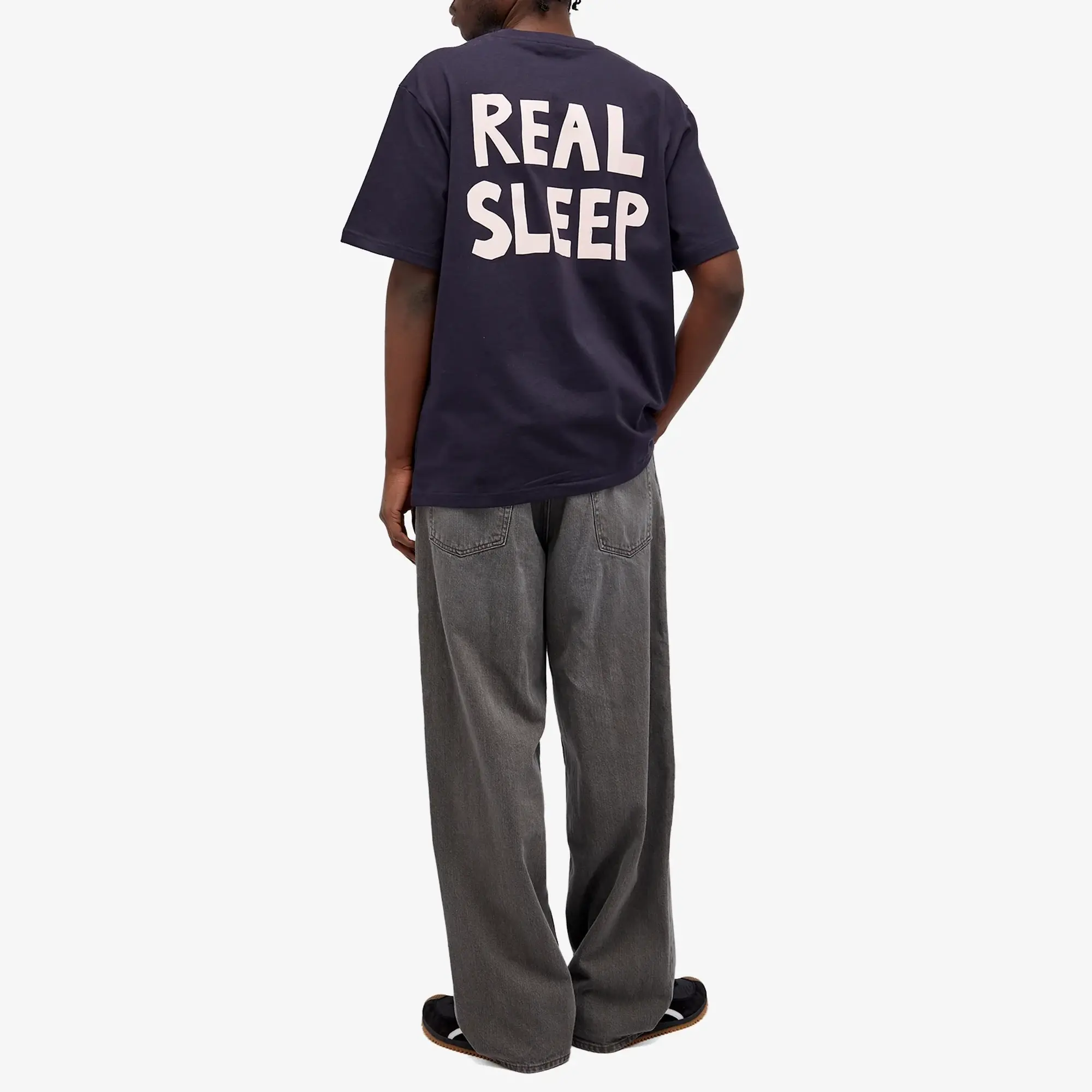 JW Anderson Men's JWA Back Print T-Shirt Dark Navy