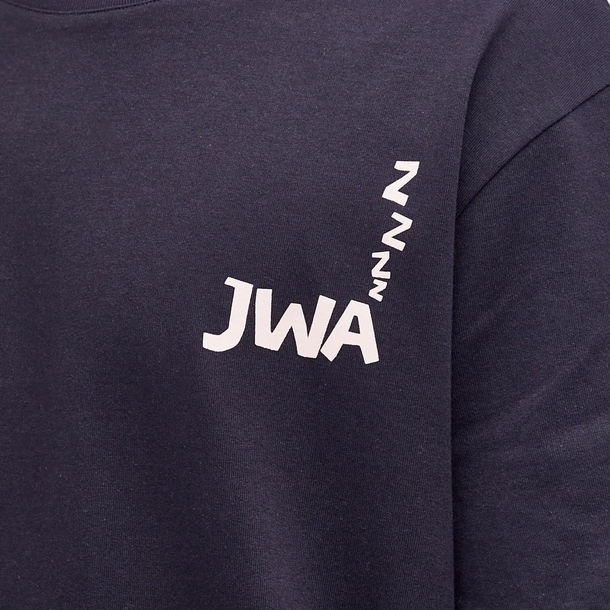 JW Anderson Men's JWA Back Print T-Shirt Dark Navy