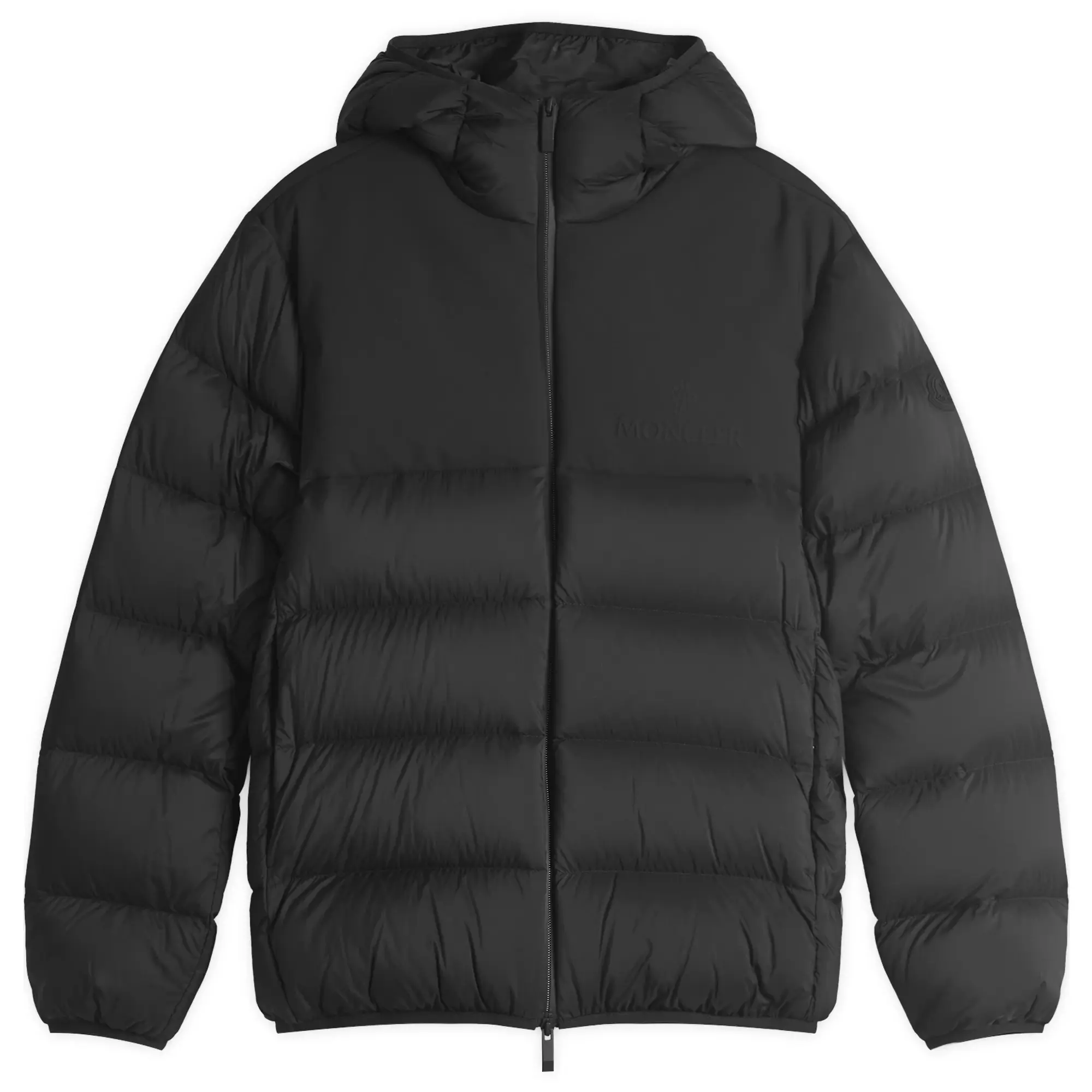 Moncler Men's Recycled Longue Saison Opaque Veumont Jacket Black