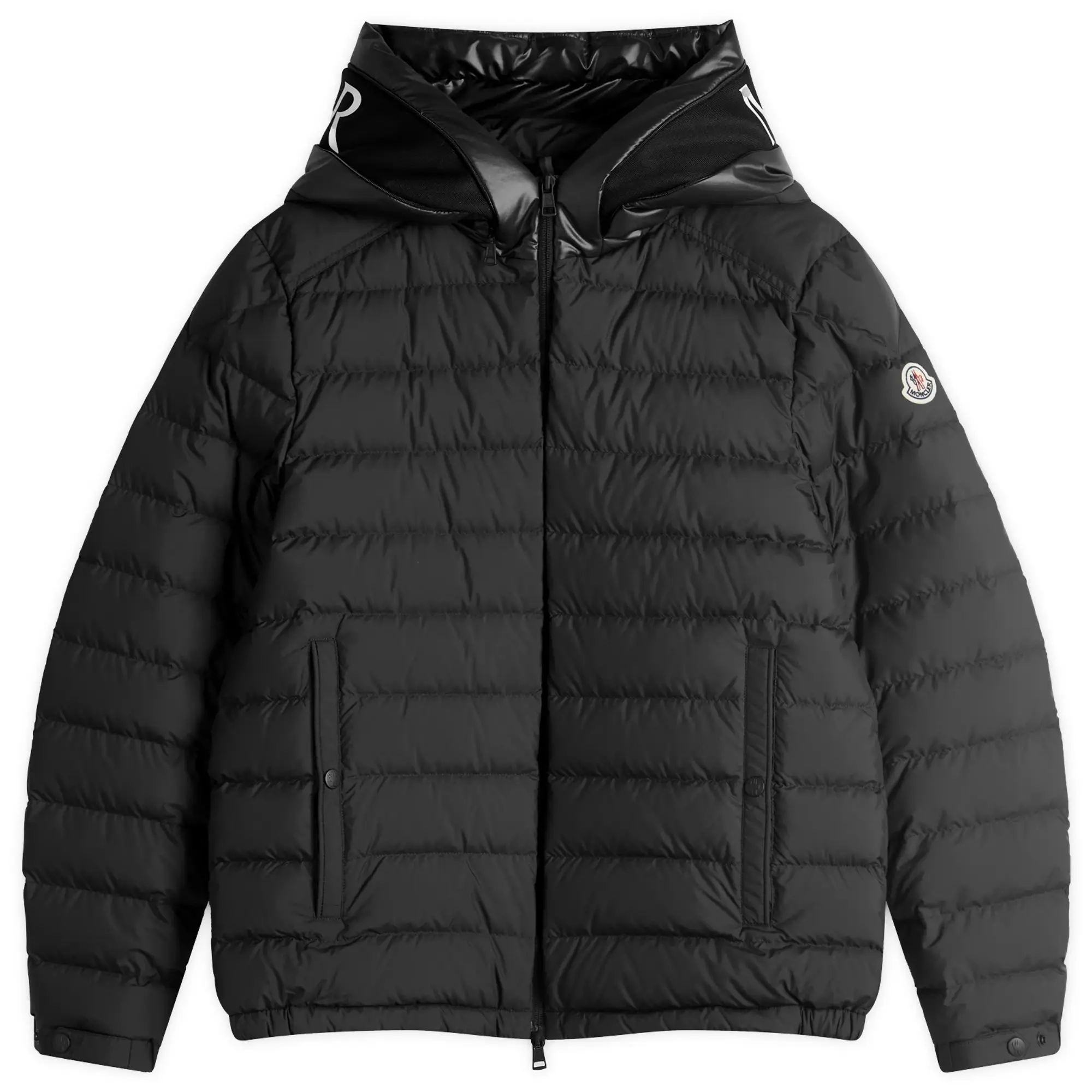 Moncler Men's Recycled Matte Poly Chevrerie Jacket Black