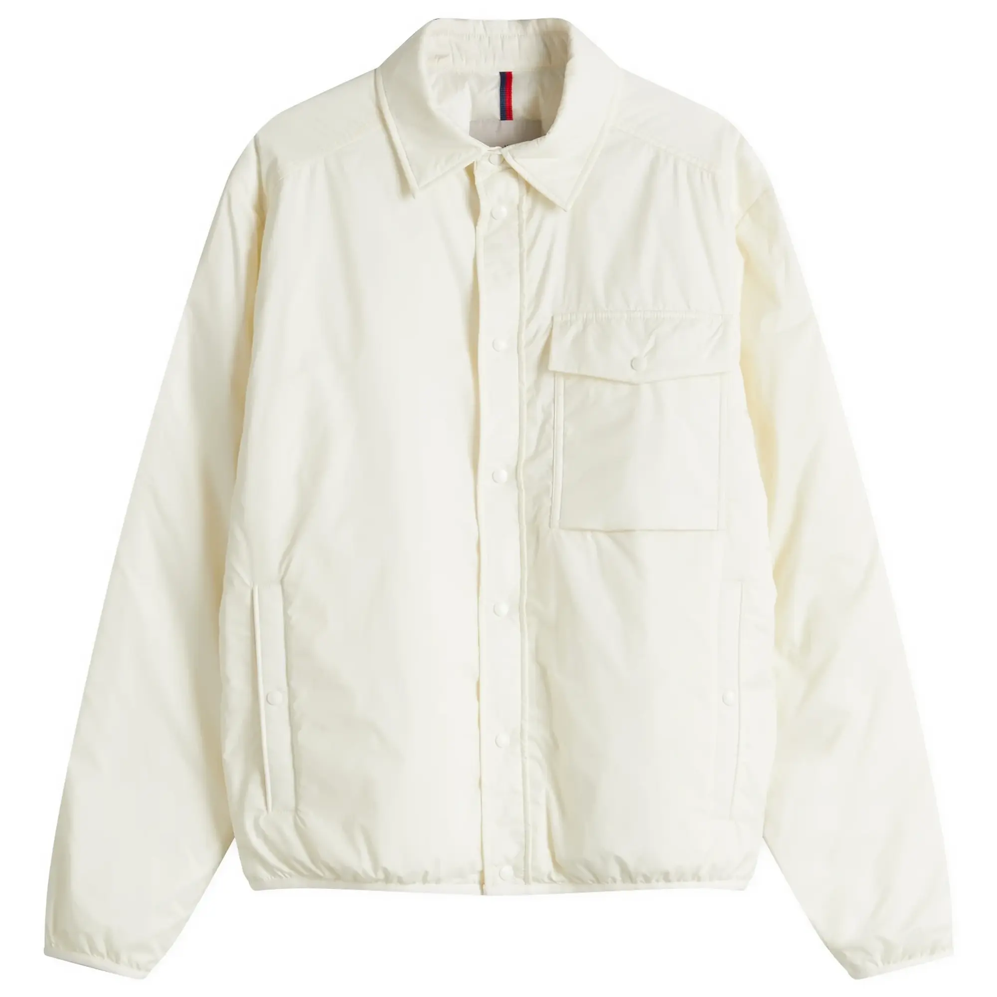 Moncler Men's Recycled Longue Saison Opaque Arpont Shirt Jacket White