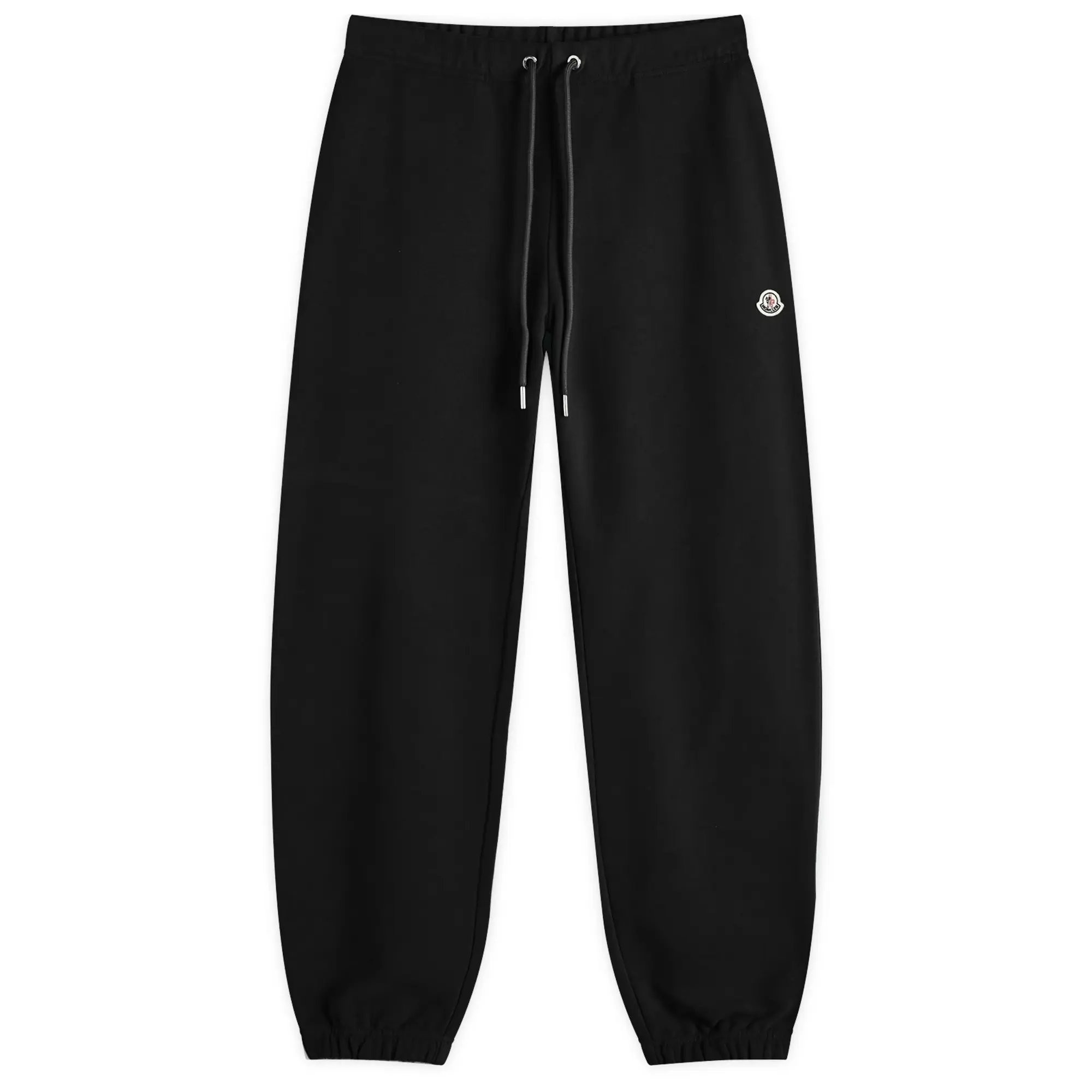 Moncler Men's Emerized Fleece Sweat Bottoms Black